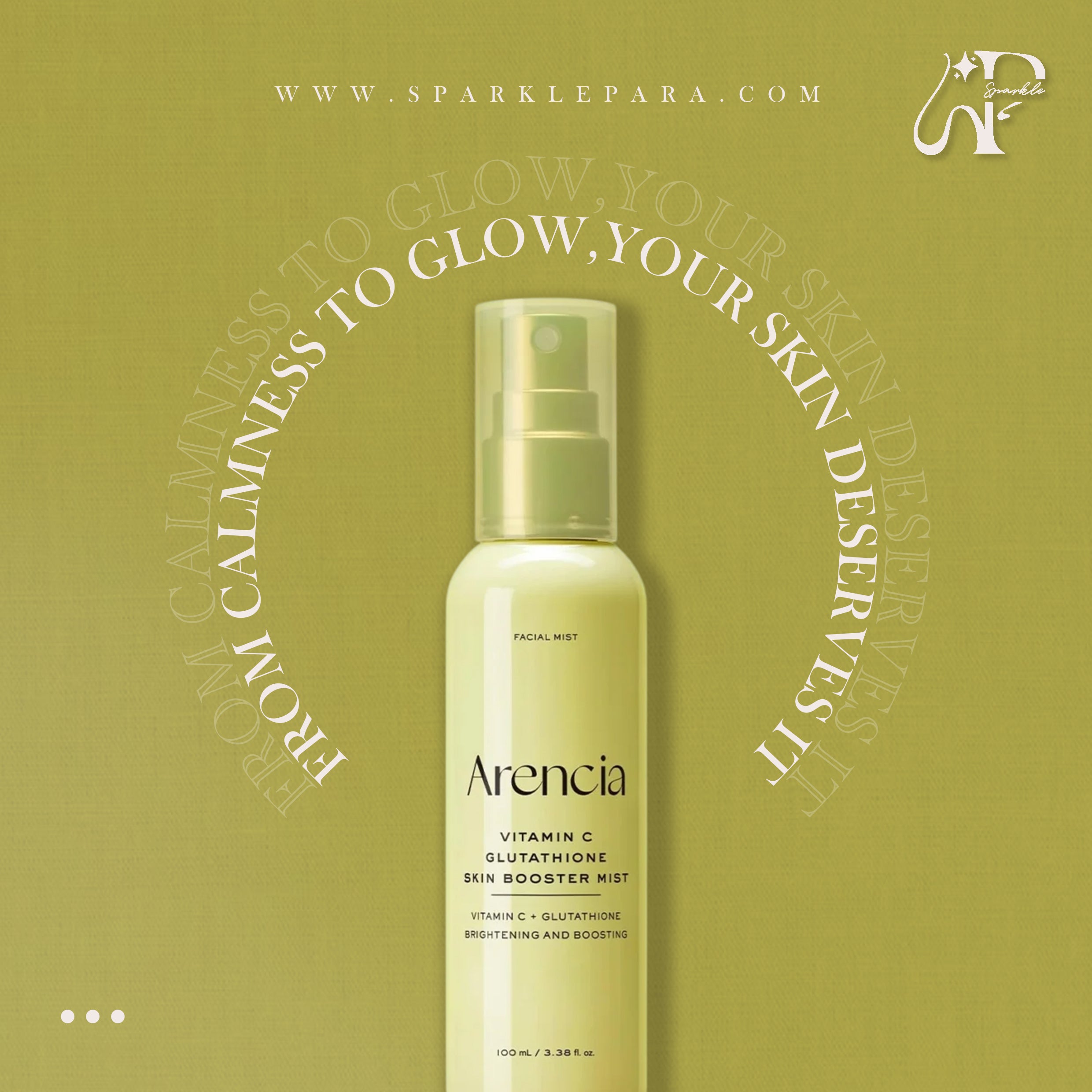 Arencia Vitamin C Glutathione Skin Booster Mist‏