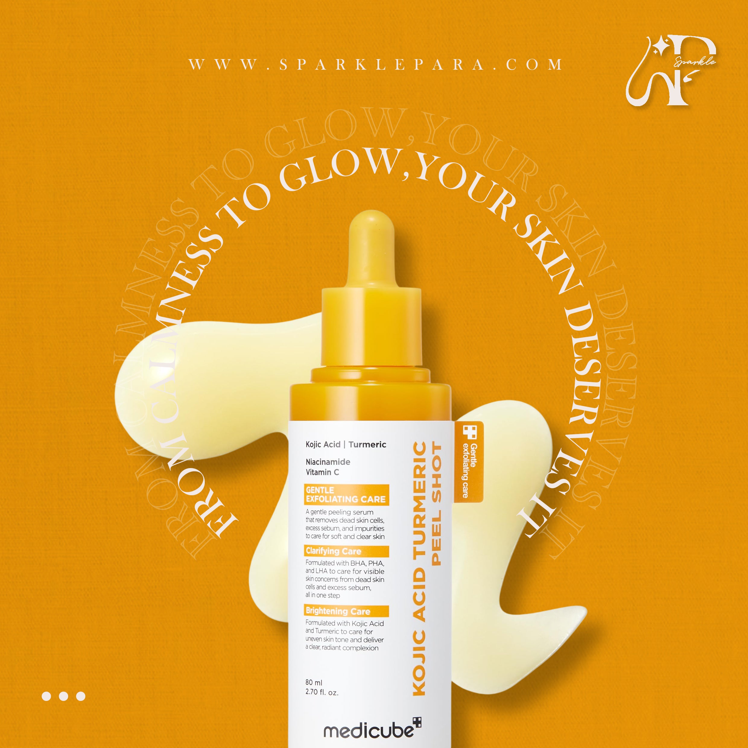 Medicube Kojic Acid Turmeric Peel Shot