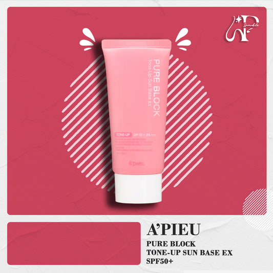 A'PIEU Pure Block Tone Up Sunscreen Base Ex SPF50+