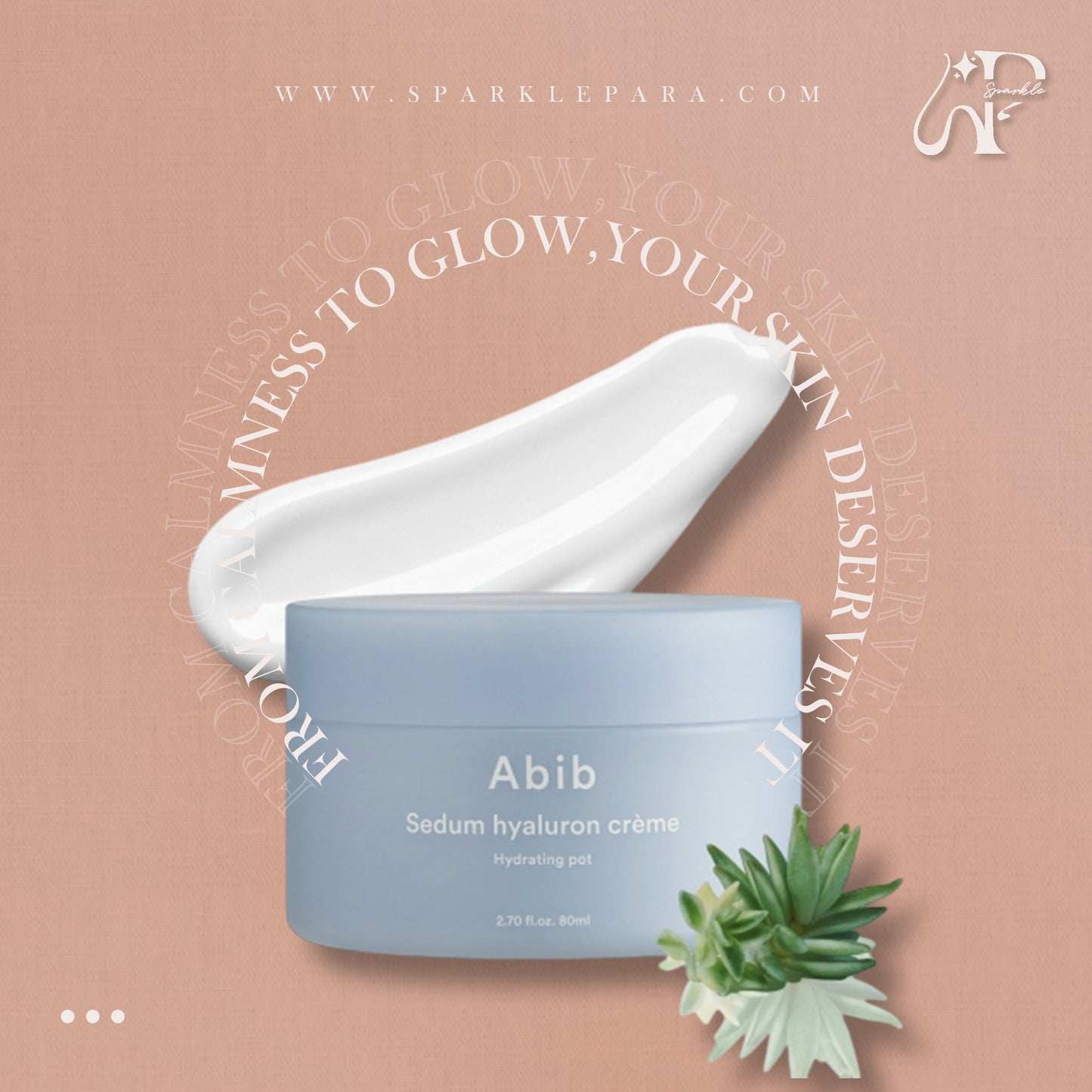 Abib Sedum Hyaluron Crème Hydrating Pot