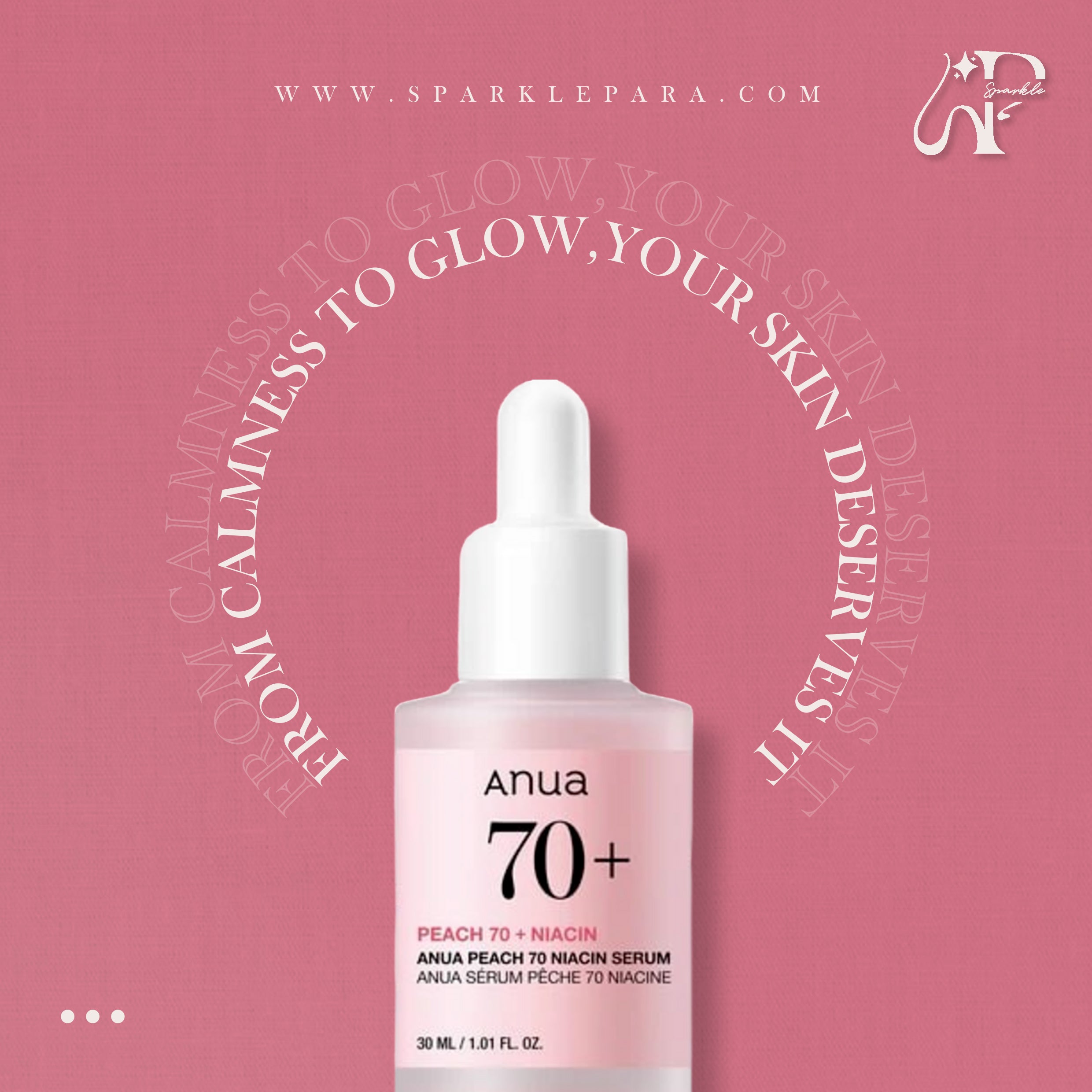 Anua Peach 70% Niacin Serum, 30 ml‏