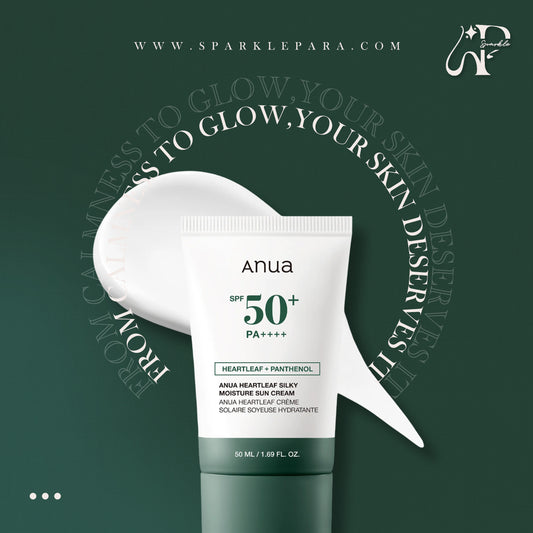 ANUA Heartleaf Silky Moisture Sun Cream SPF50+