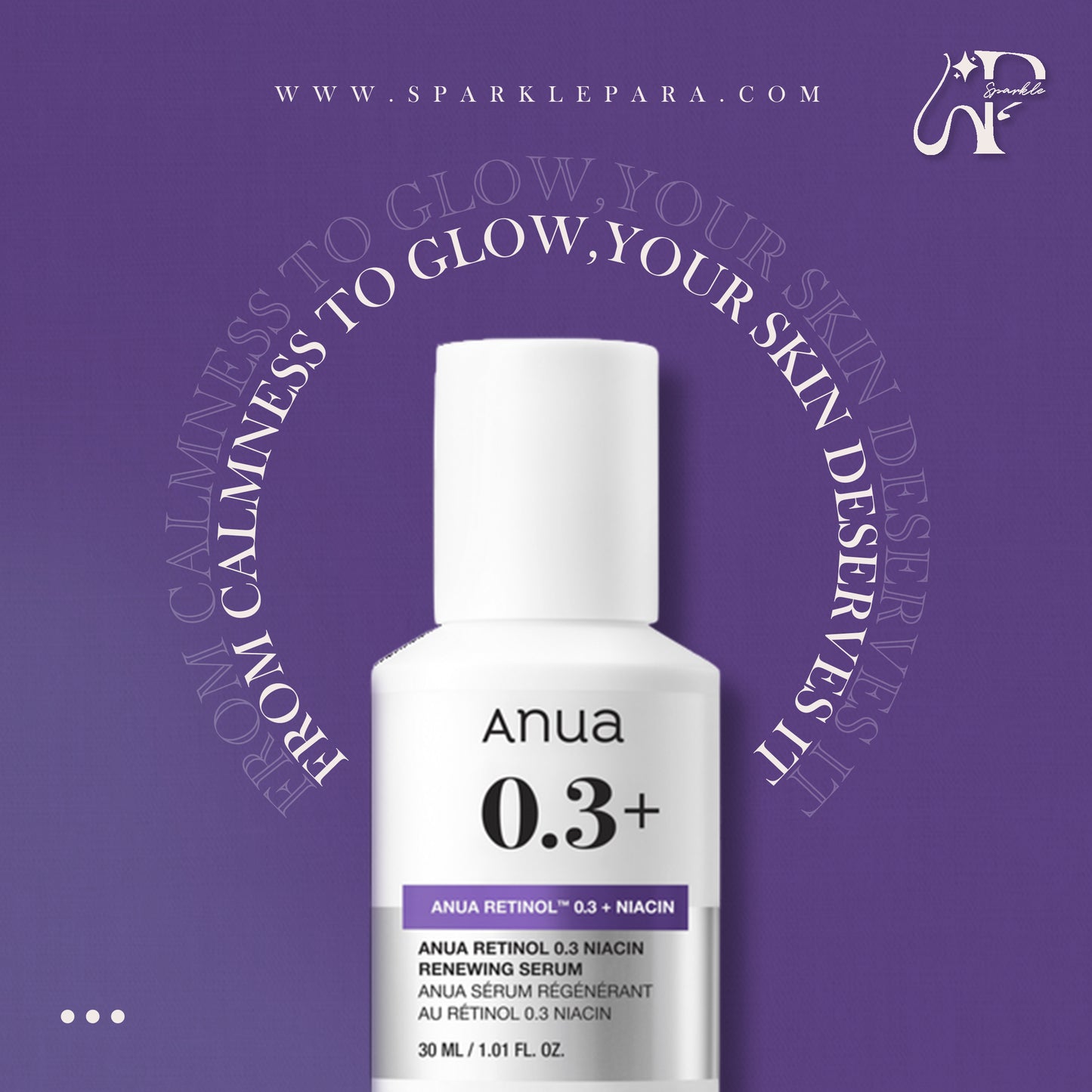 Anua Nano Retinol 0.3% + Niacin Renewing Serum