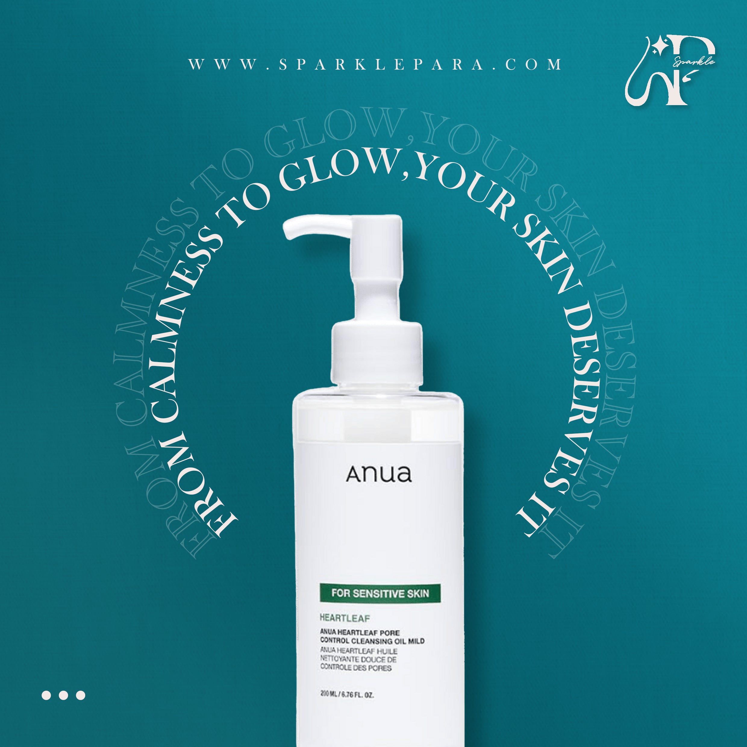Anua Heartleaf Pore Control Cleansing Oil Mild ‏