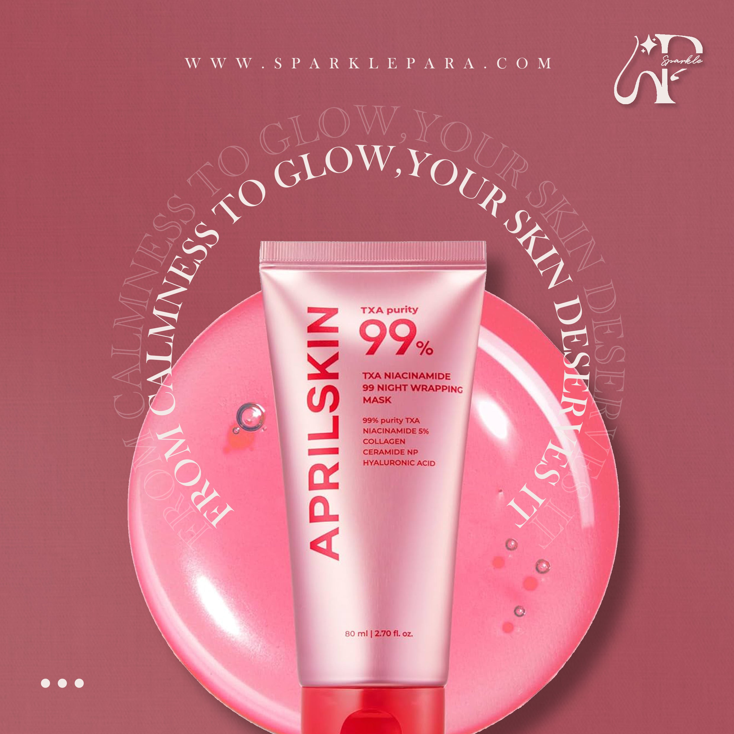 APRILSKIN TXA Niacinamide 99 night Wrapping Mask