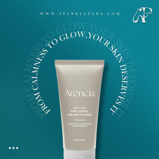 ARENCIA Rice + LHA Pore Control Rice Cake Cleanser