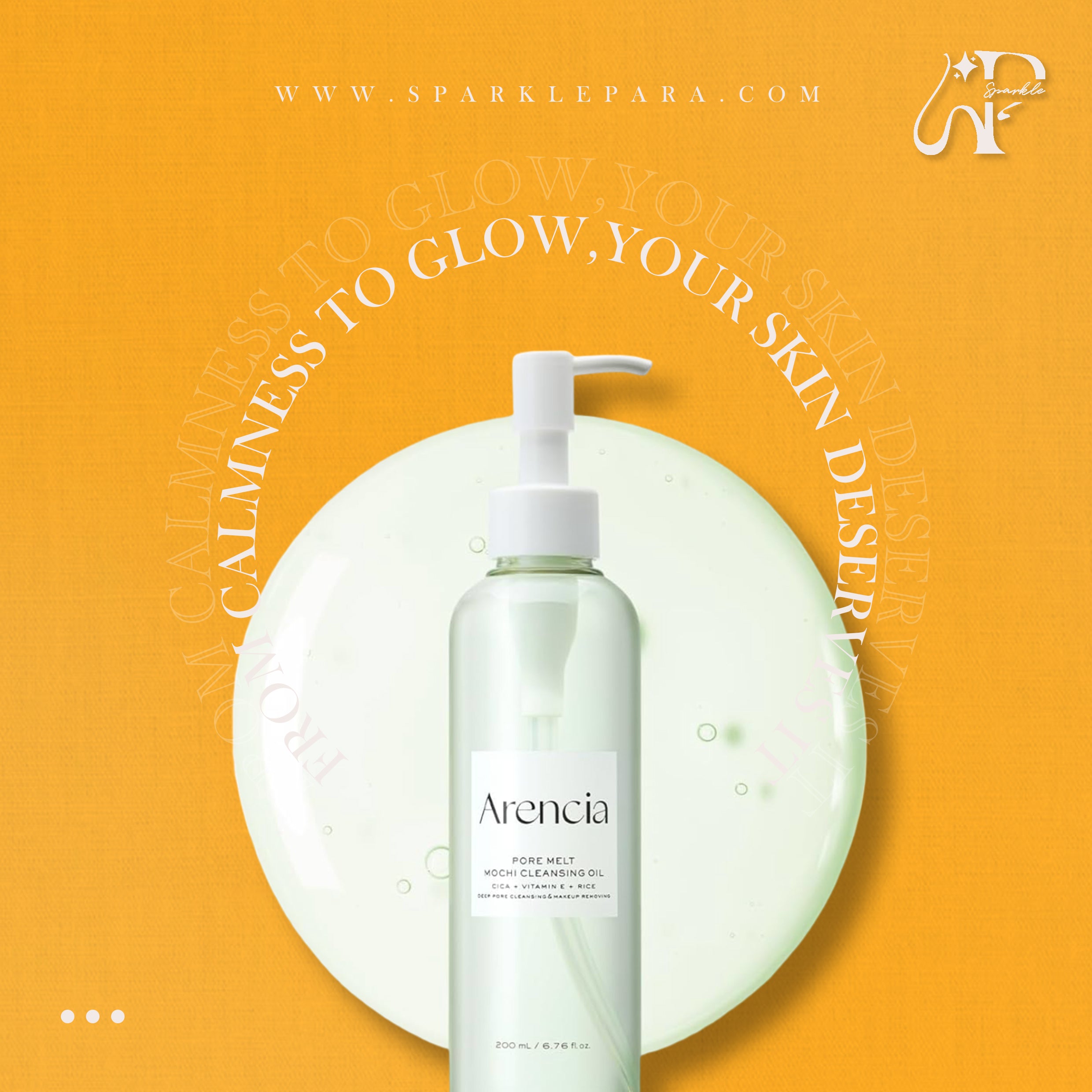 ARENCIA Pore Melt Mochi Cleansing Oil