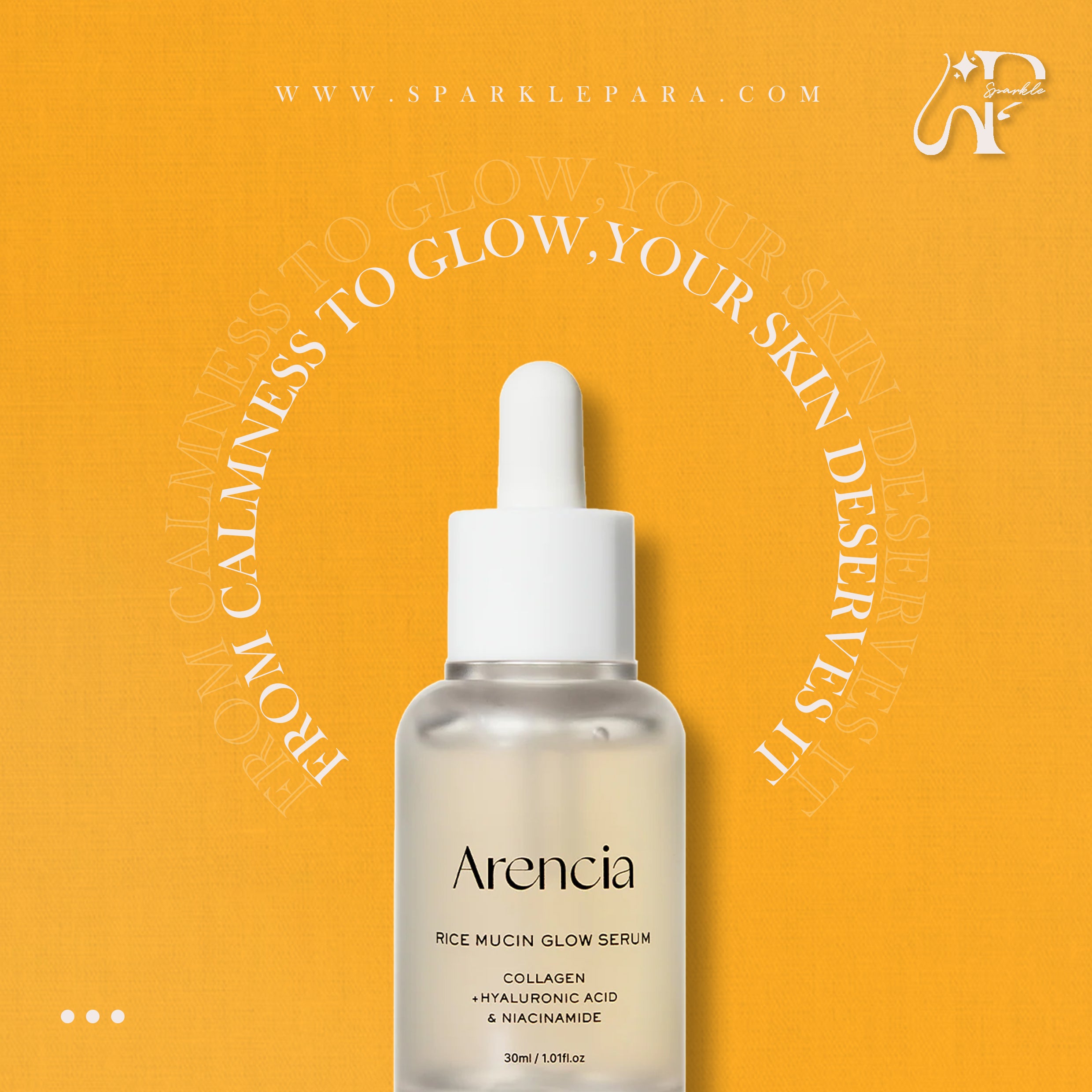 Arencia Rice Mucin Glow Serum