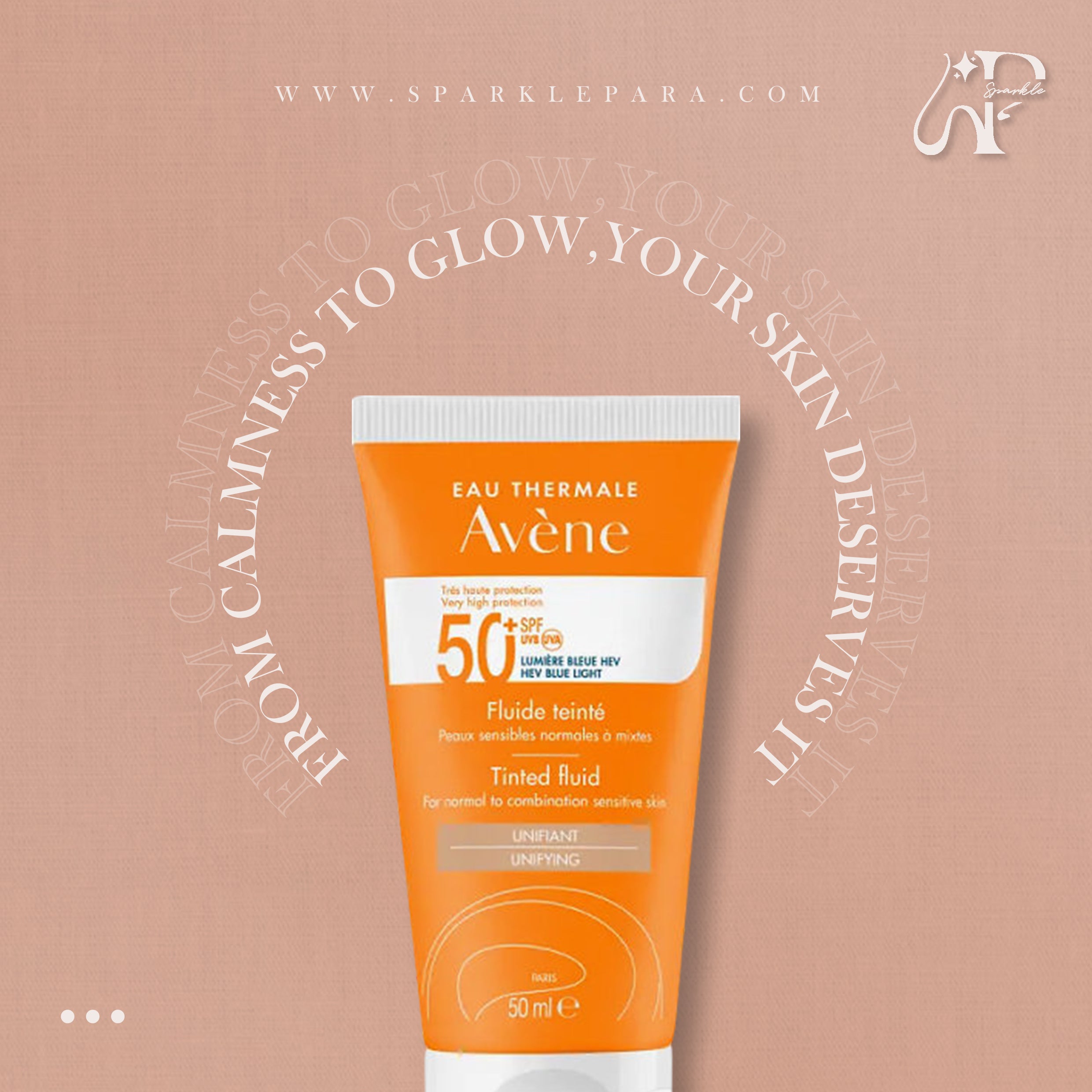Avène Sunscreen Fluide teinté SPF50+ 50ml
