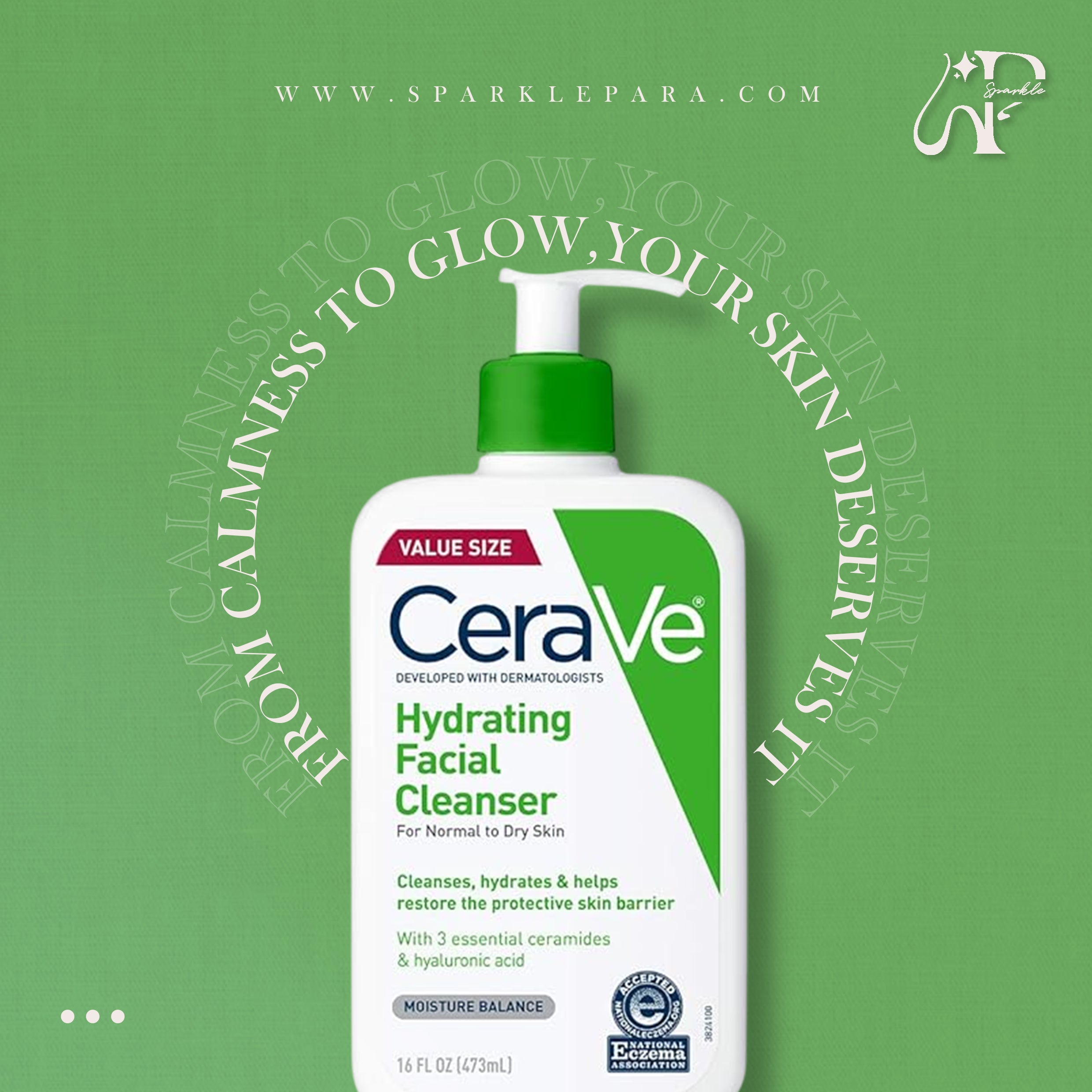 CeraVe Hydrating Facial Cleanser | 473ml‏