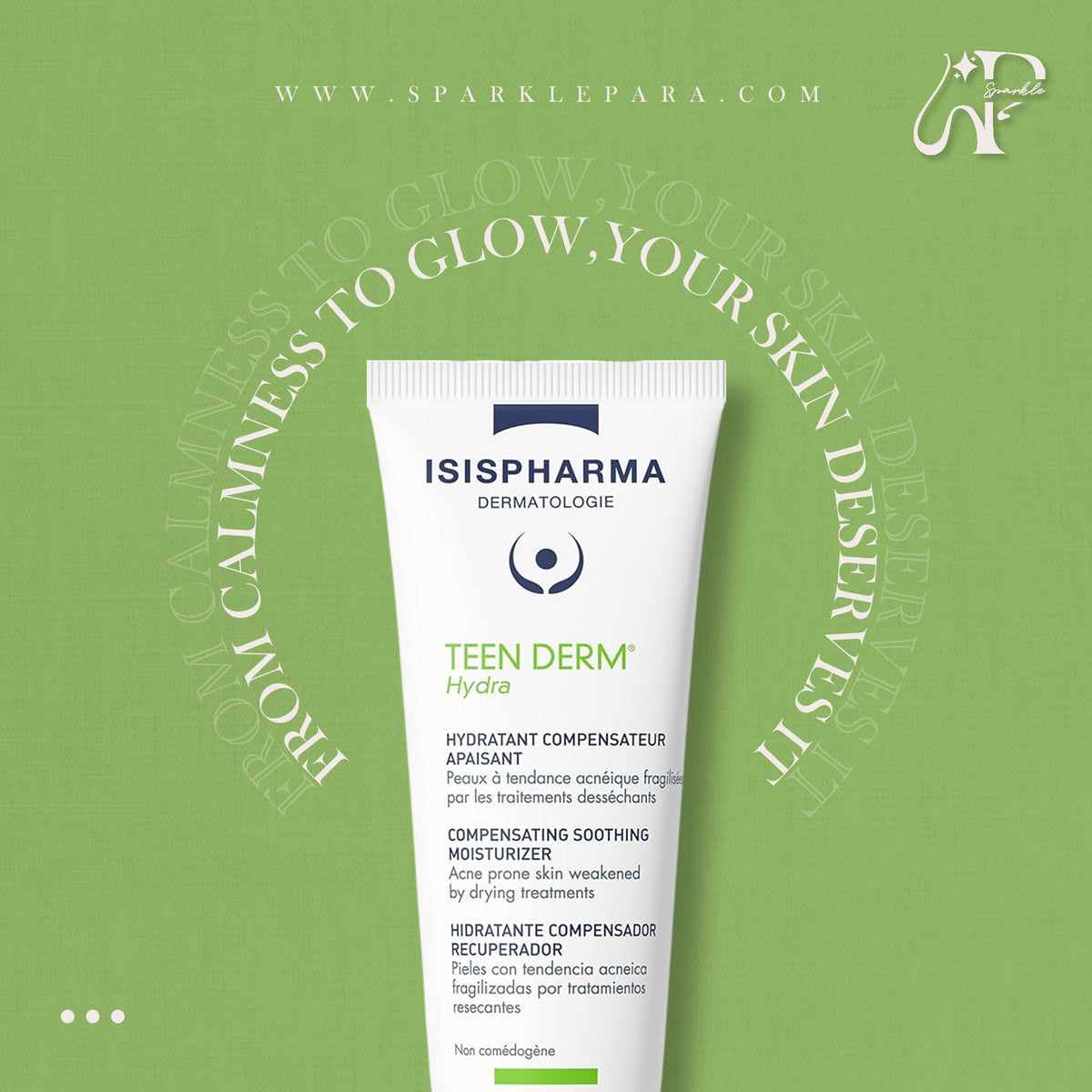 Isispharma Teen Derm Hydra - compensating soothing moisturizer
