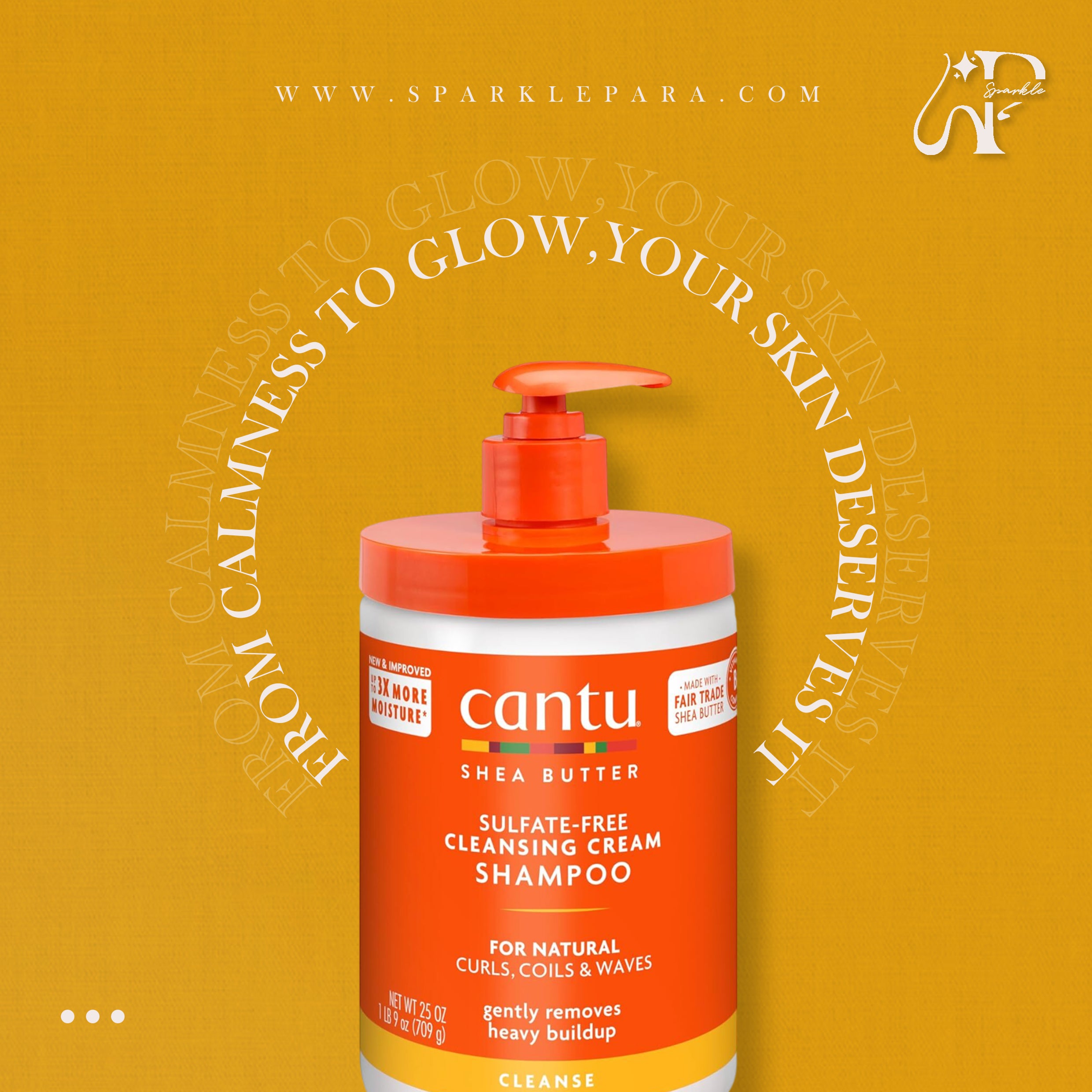 Cantu Sulfate-Free Cleansing Cream Shampoo
