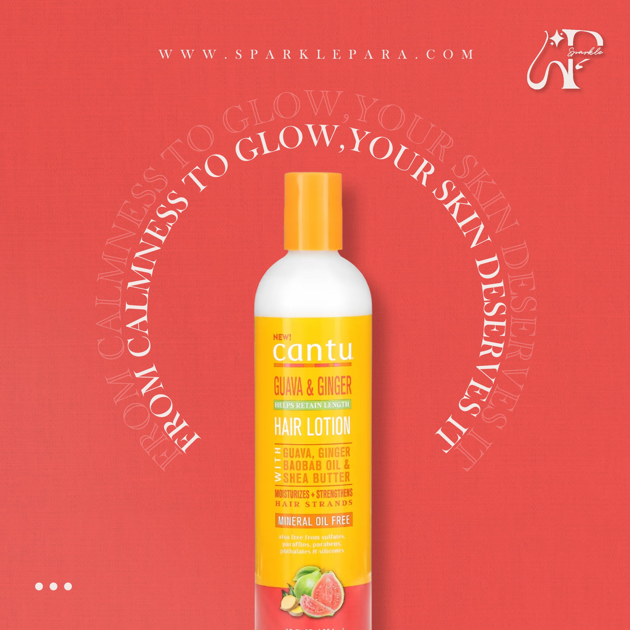 Cantu Guava and Ginger Hair Lotion ‏