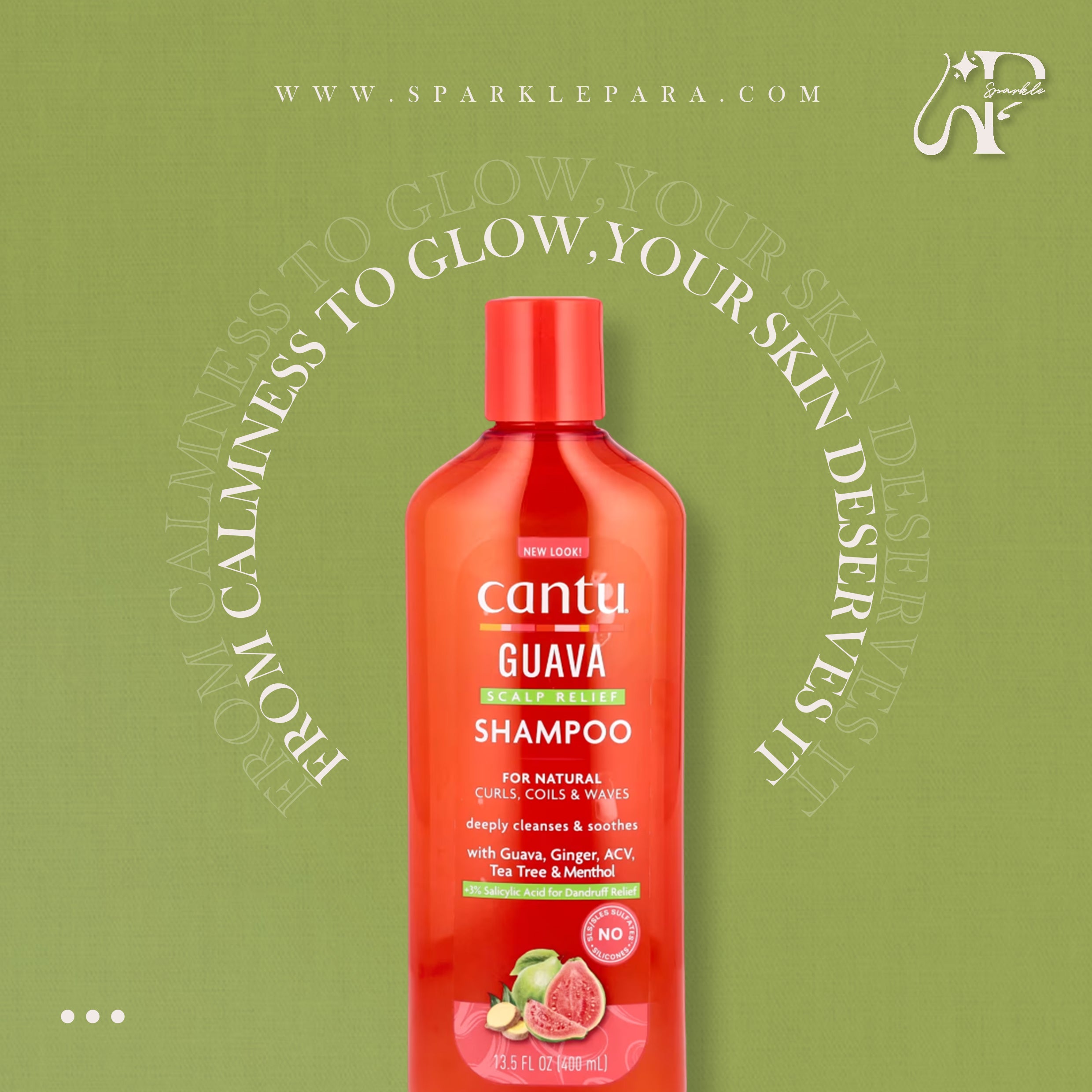 Cantu Guava Scalp Relief Shampoo‏