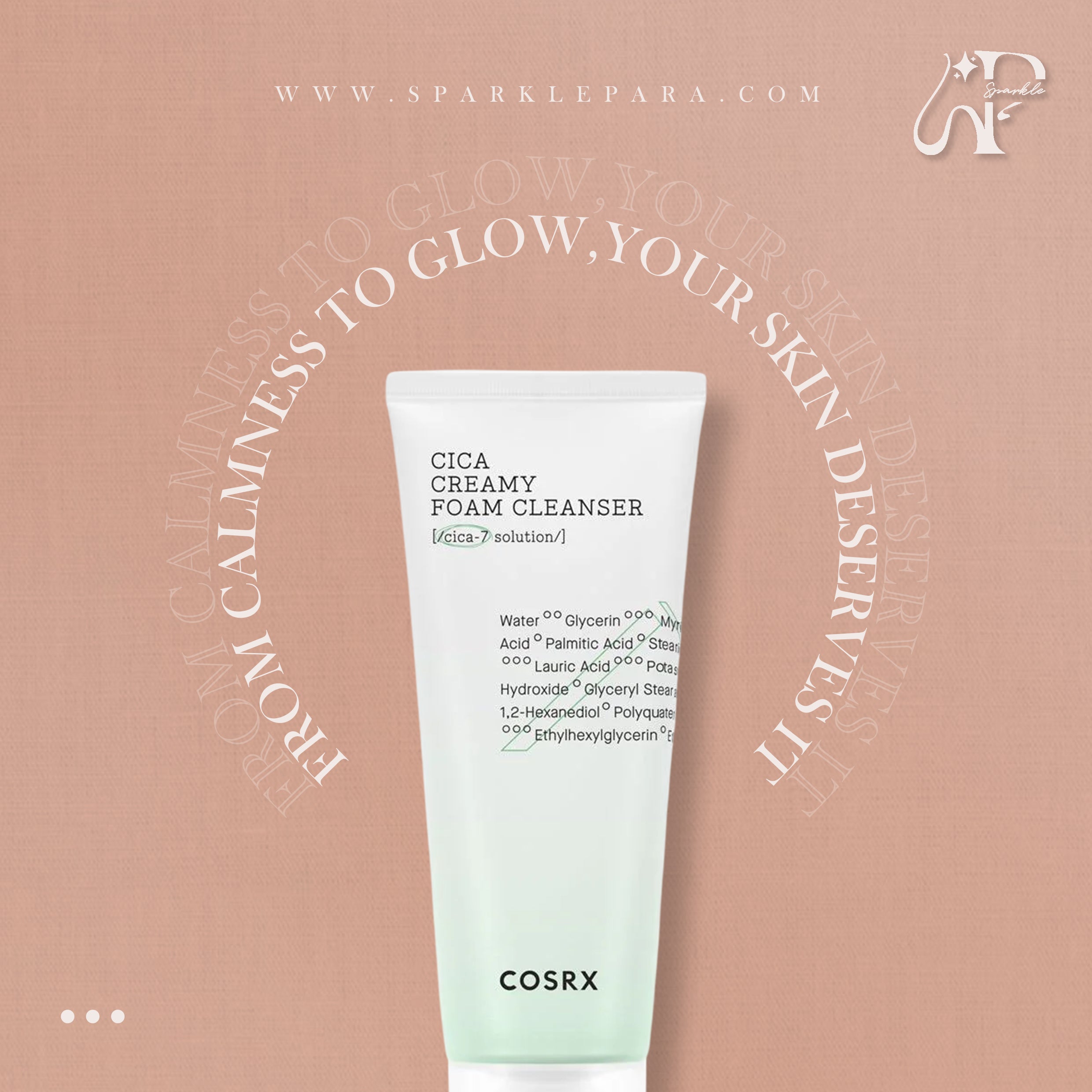 COSRX Cica Creamy Foam Cleanser ‏