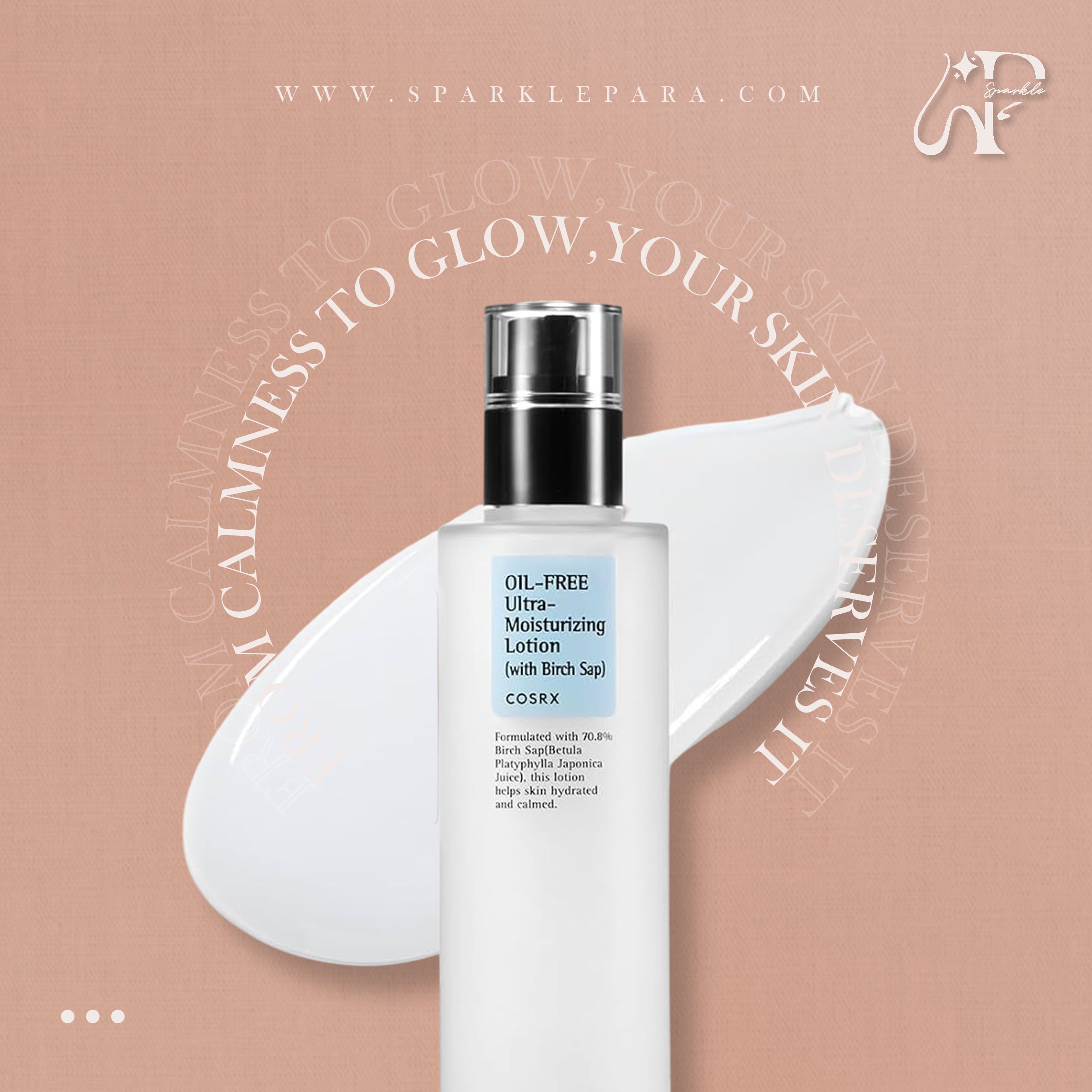 Cosrx Oil-Free Ultra-Moisturizing Lotion with Birch Sap‏