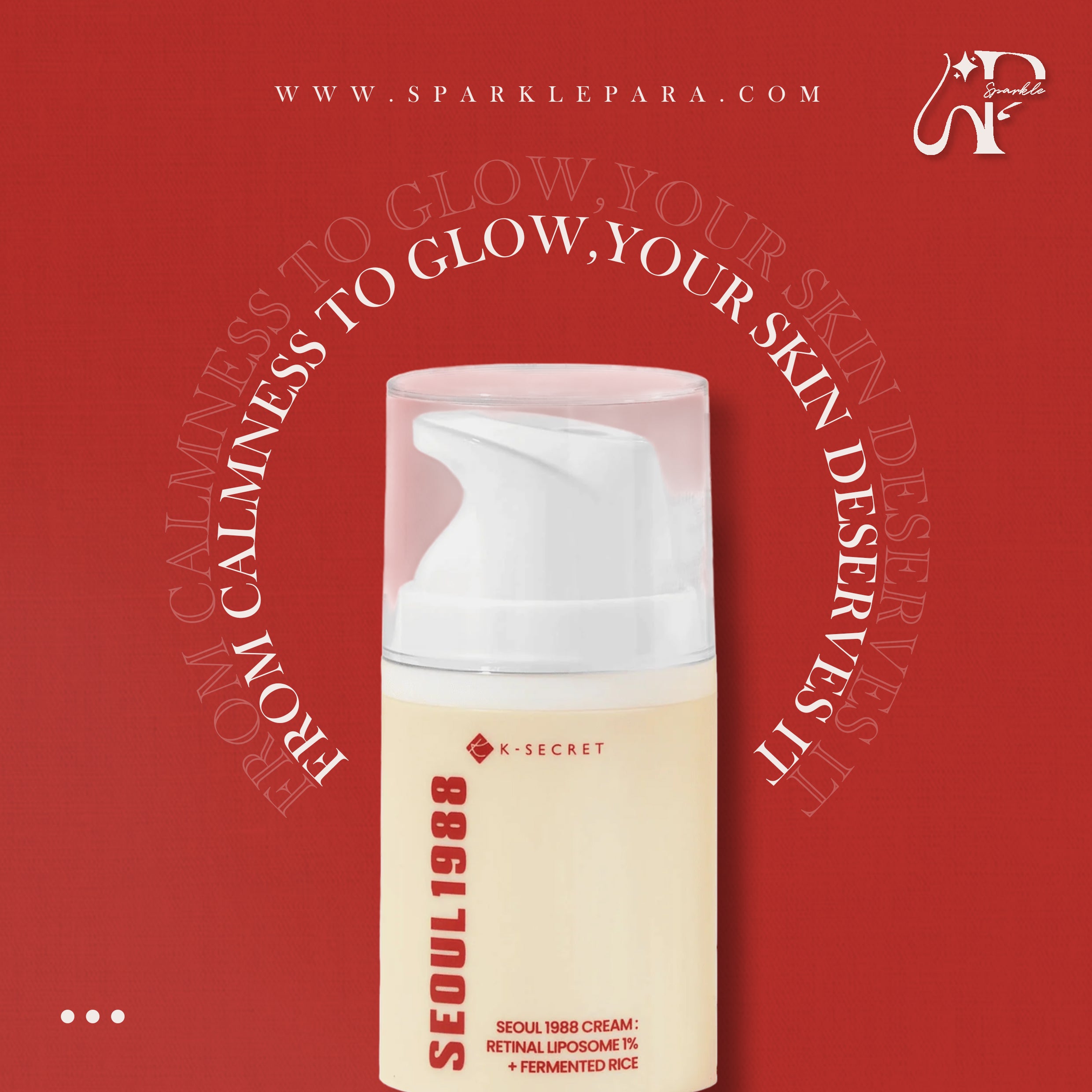 K-SECRET SEOUL 1988 Cream : Retinal Liposome 1% + Fermented Rice‏