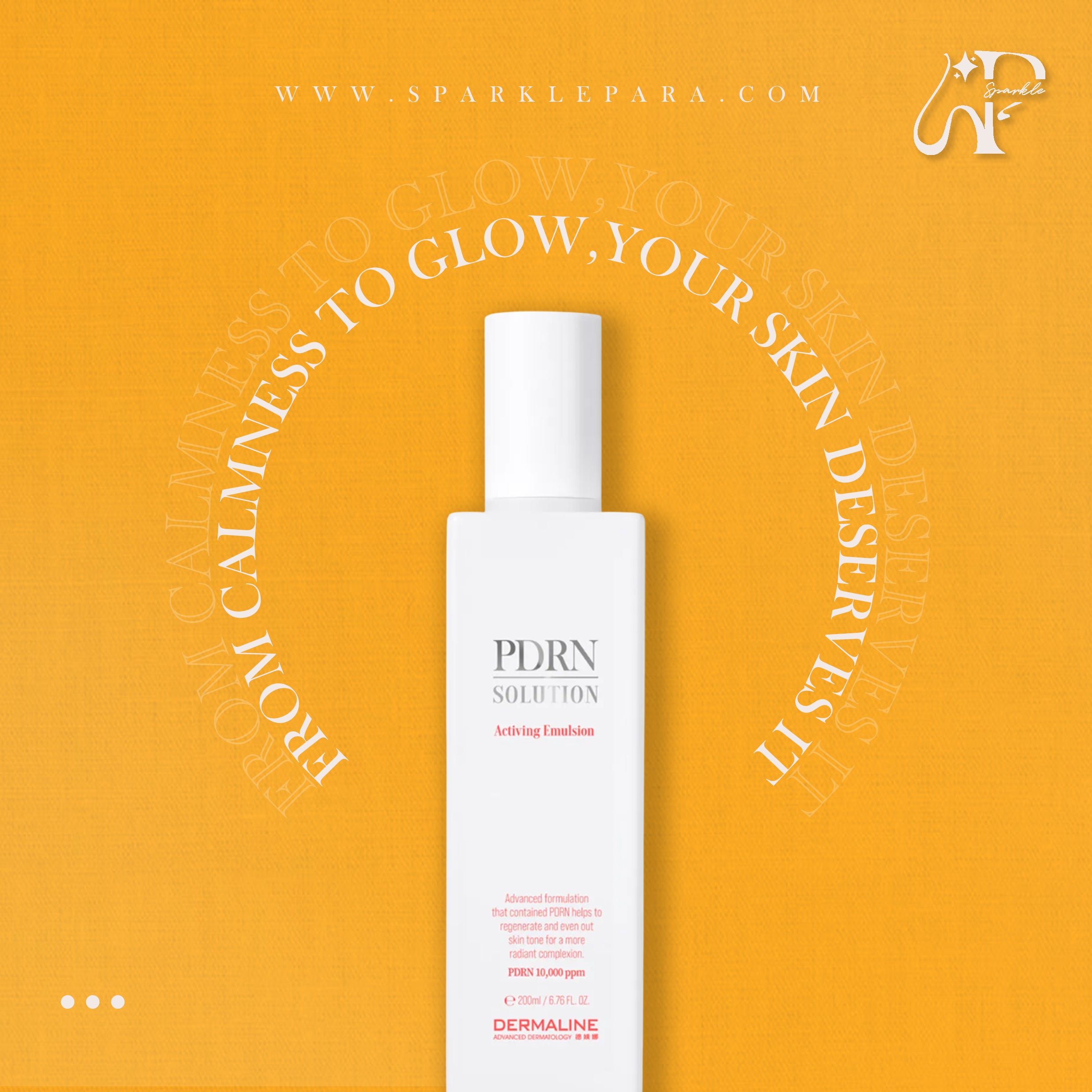 DERMALINE D'LEXO PDRN Solution Activating Emulsion ‏