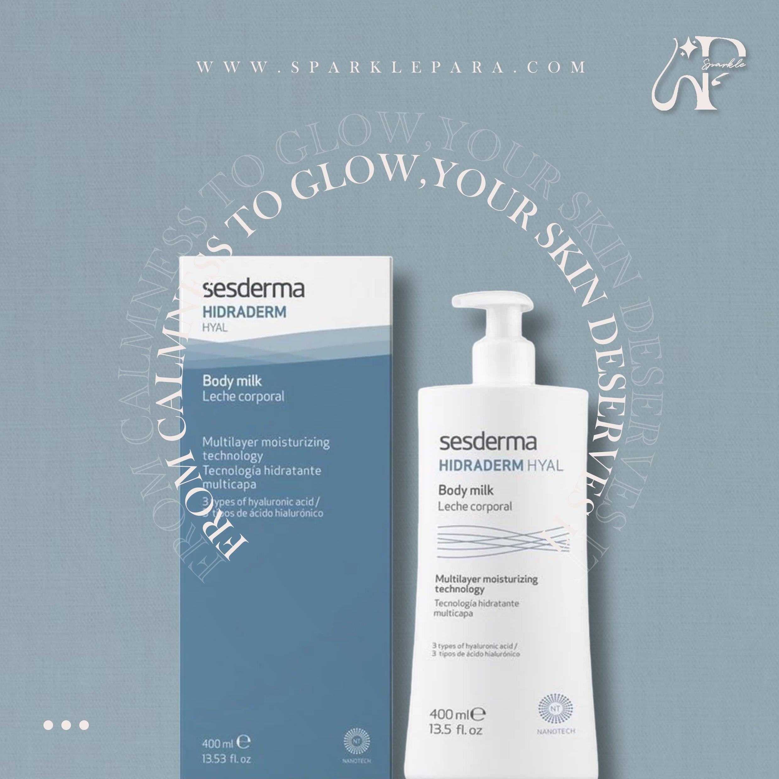 Sesderma Hidraderm Hyal Body Milk - 400ml