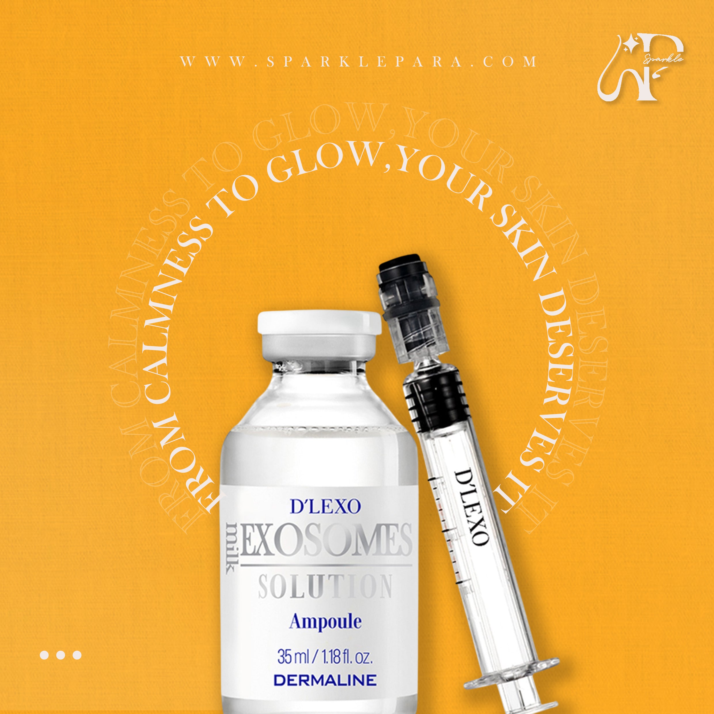 DERMALINE D'LEXO Milk Exosome Solution Ampoule‏