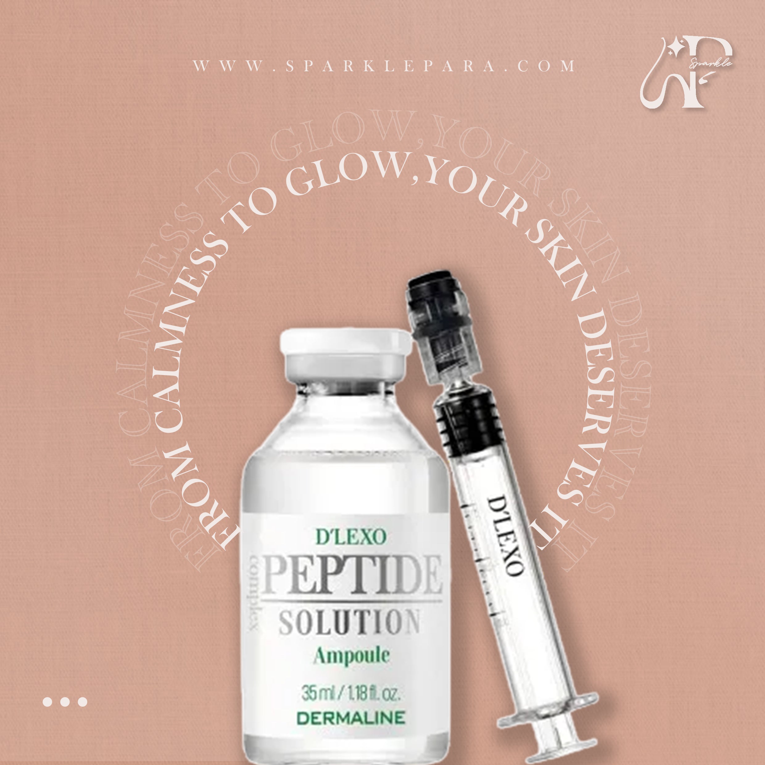 DERMALINE D'LEXO Peptide Complex Solution Ampoule 35ml ‏