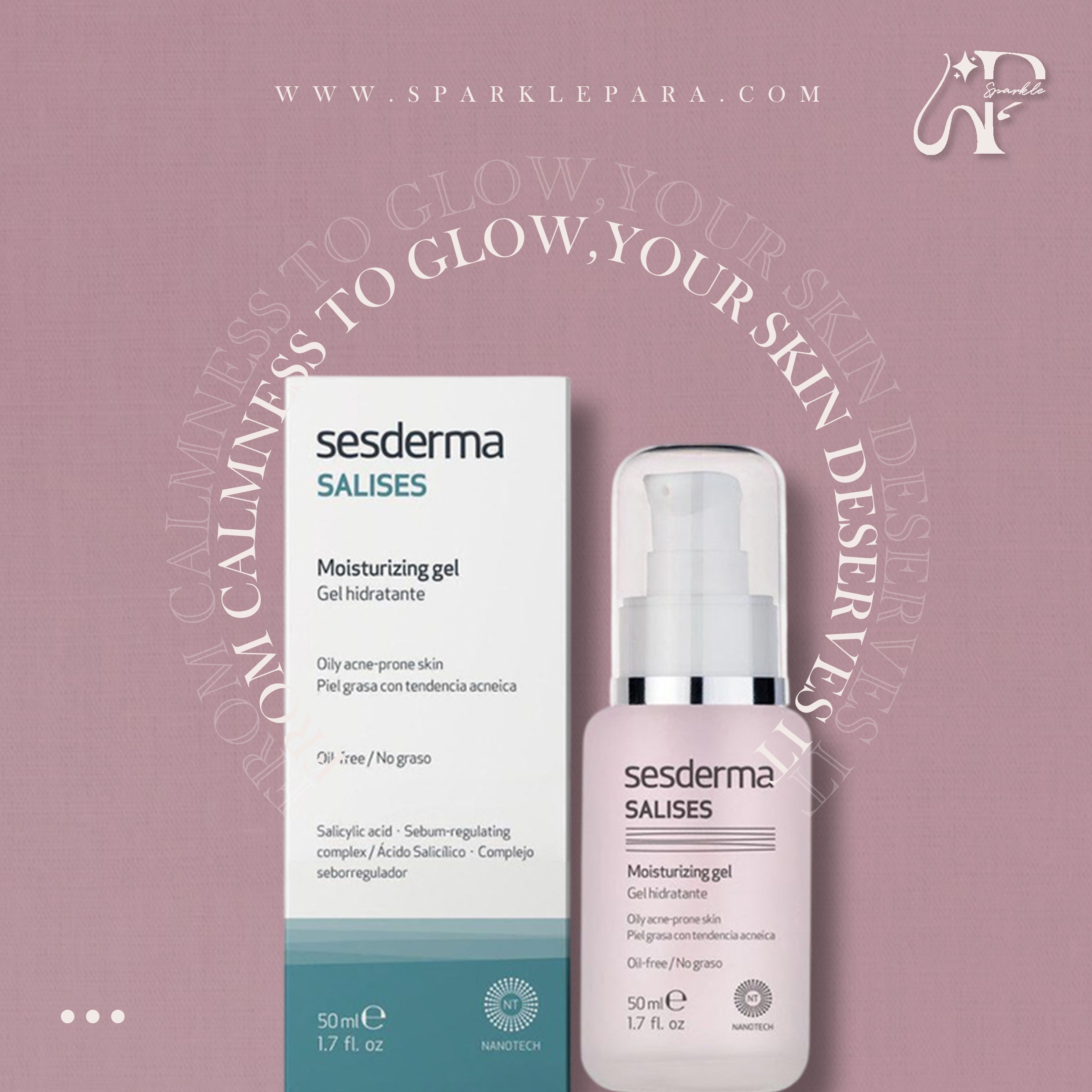 SESDERMA Salises Facial Mosturizing Gel Oily Skin ‏