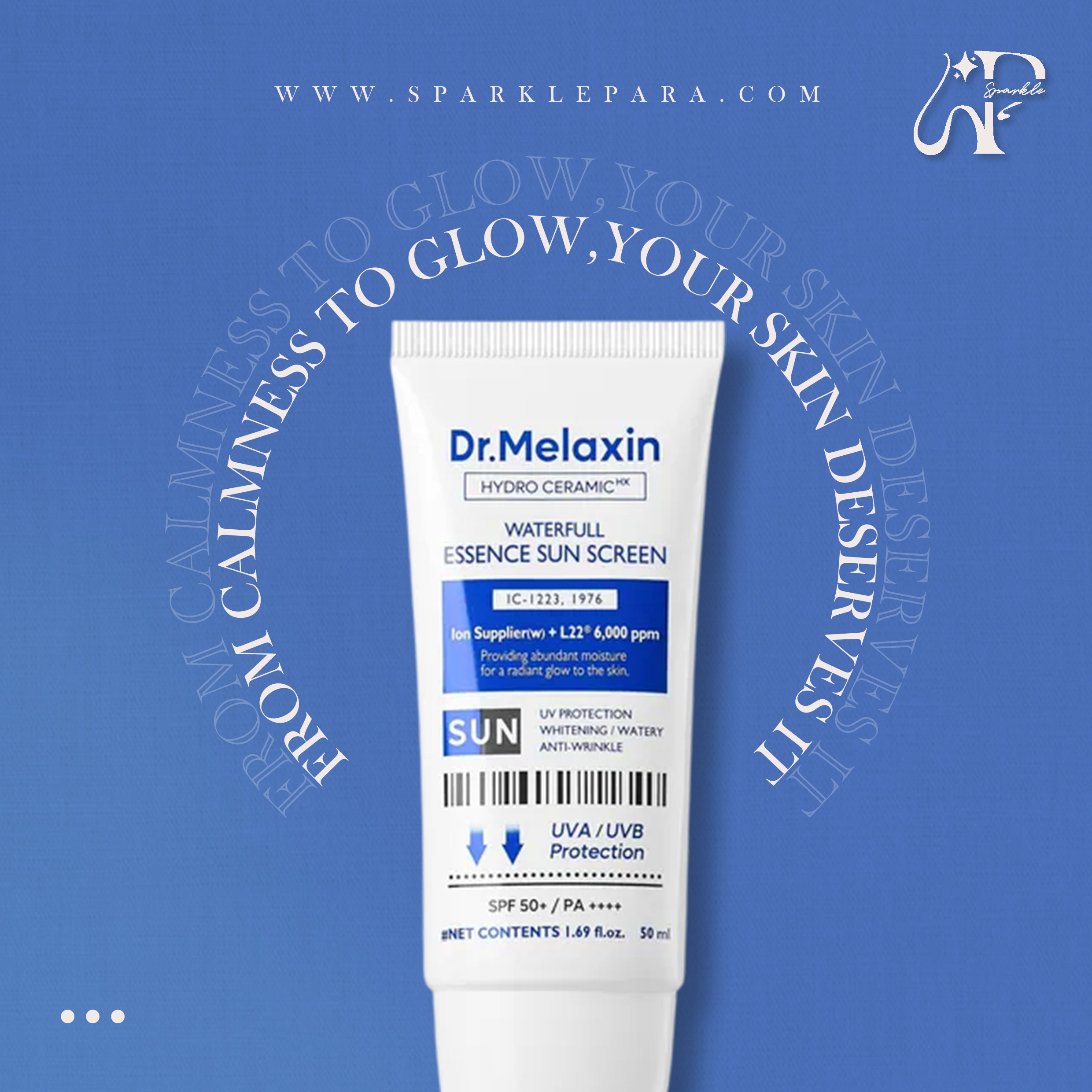 Dr.Melaxin Hydro Ceramic Waterfull Essence Sun Screen‏