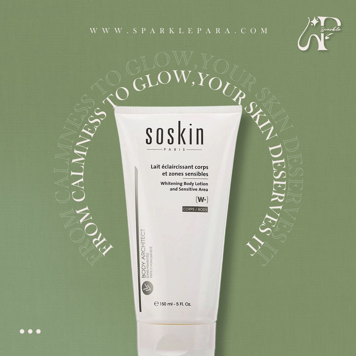 Soskin Whitening Body Lotion And Sensitive Area