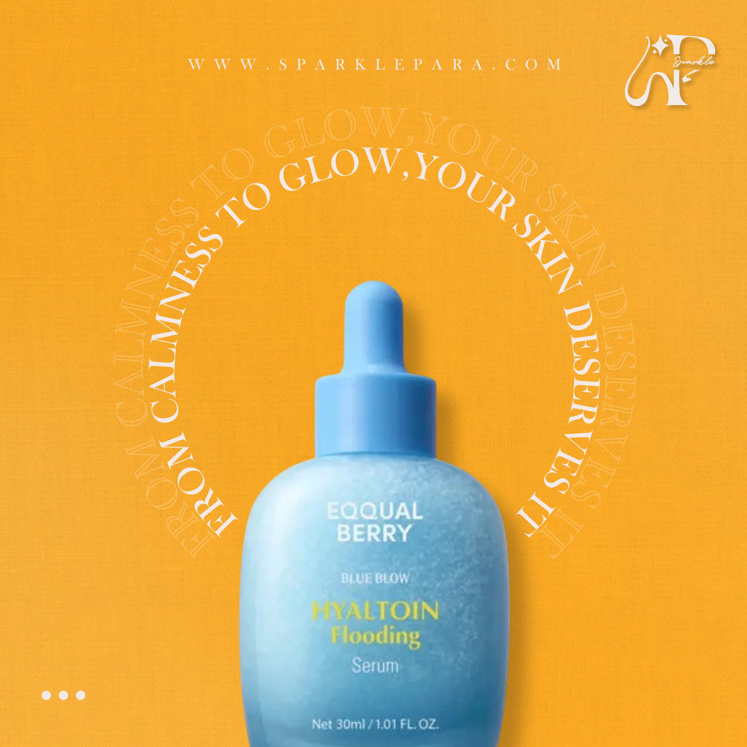 EQQUALBERRY Hyaltoin Flooding Serum‏