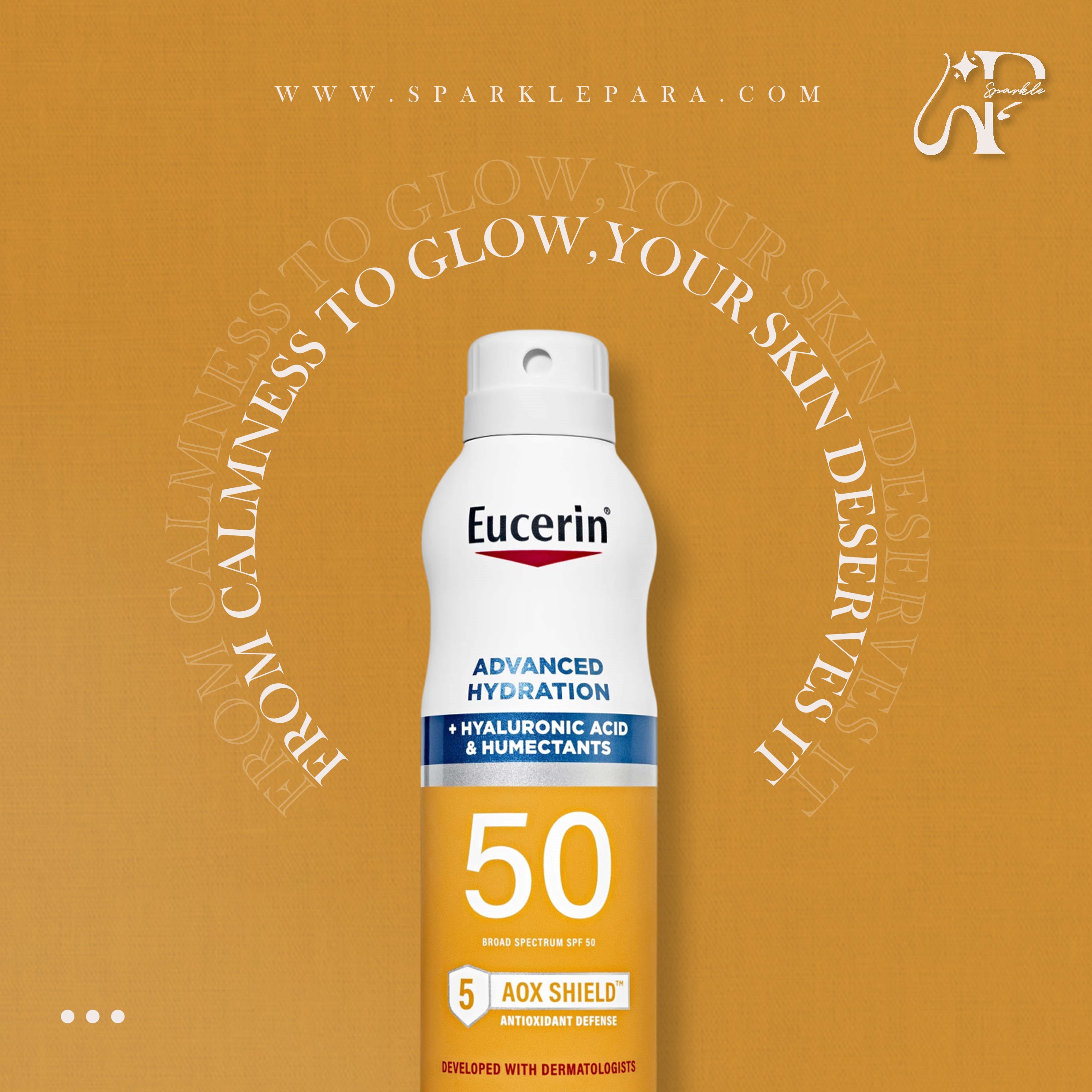 Eucerin Advanced Hydration Sunscreen SPF50
