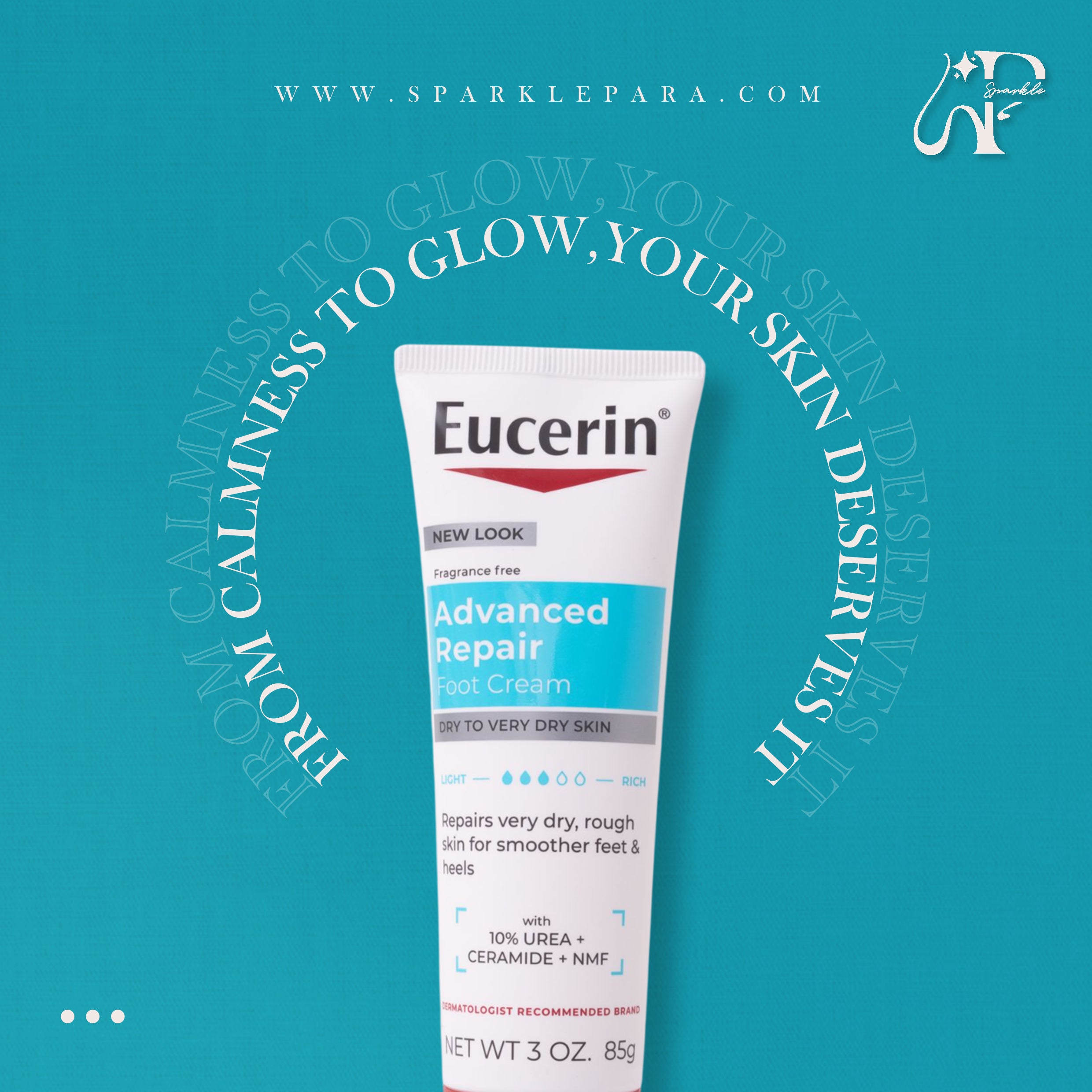 Eucerin Advanced Repair Foot Cream for very dry skin ‏