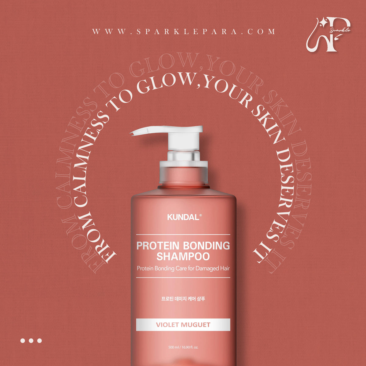 Kundal Protein Bonding Care Shampoo | Violet Muguet
