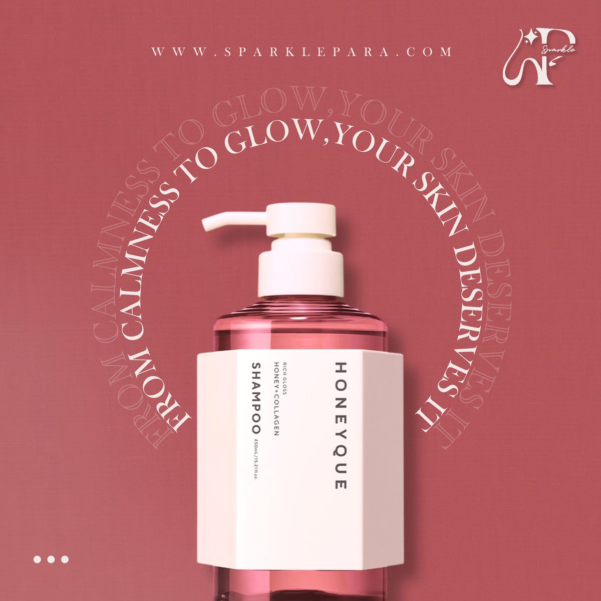 Honeyque Rich Gloss Shampoo 450ml