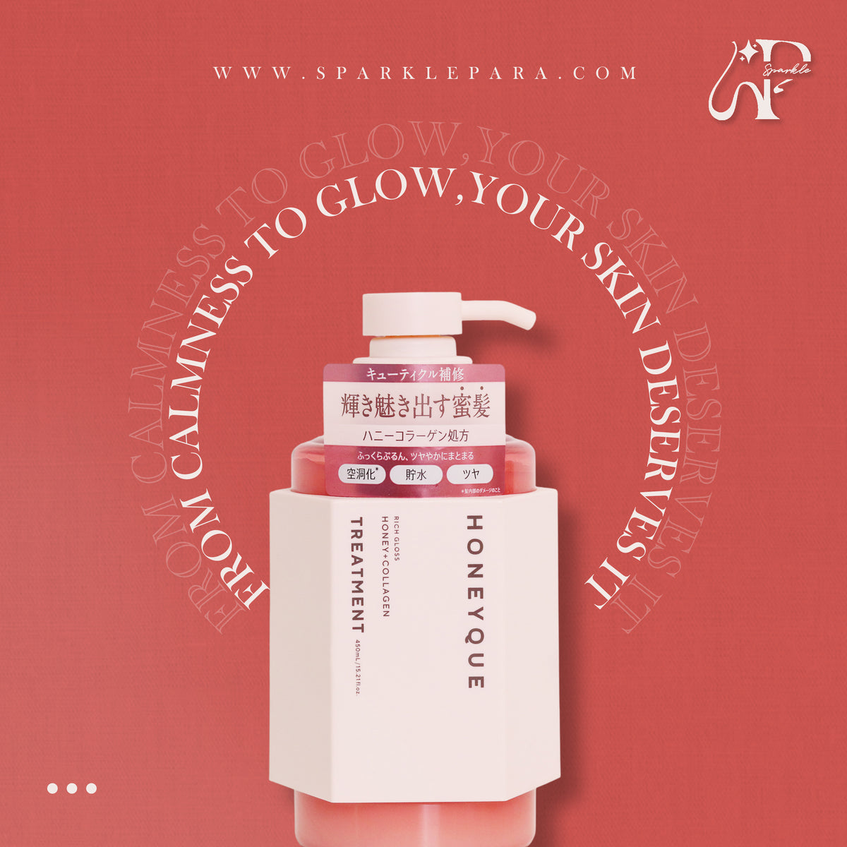 Honeyque Rich Gloss Treatment 450ml