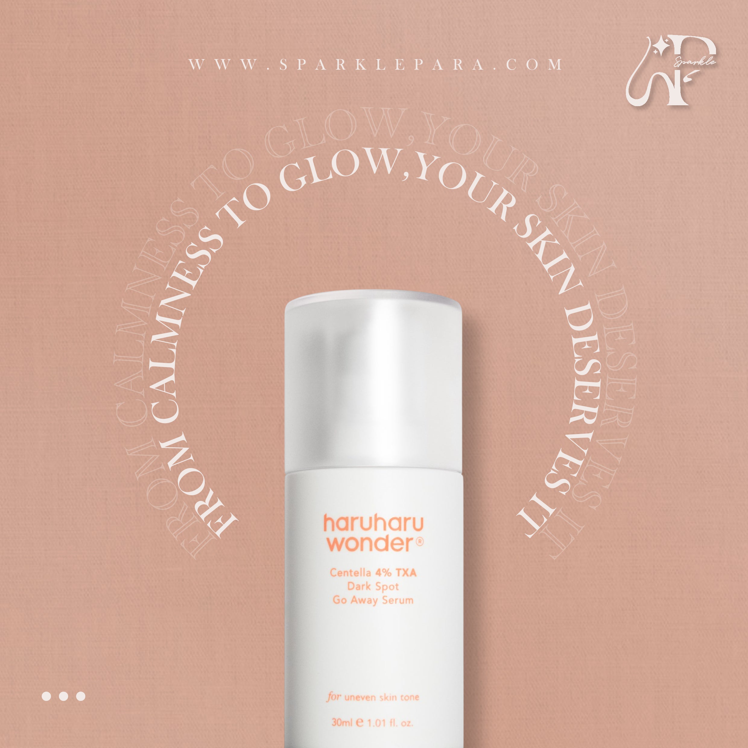 haruharu wonder Centella 4% TXA Dark Spot Go Away Serum 30 ml‏