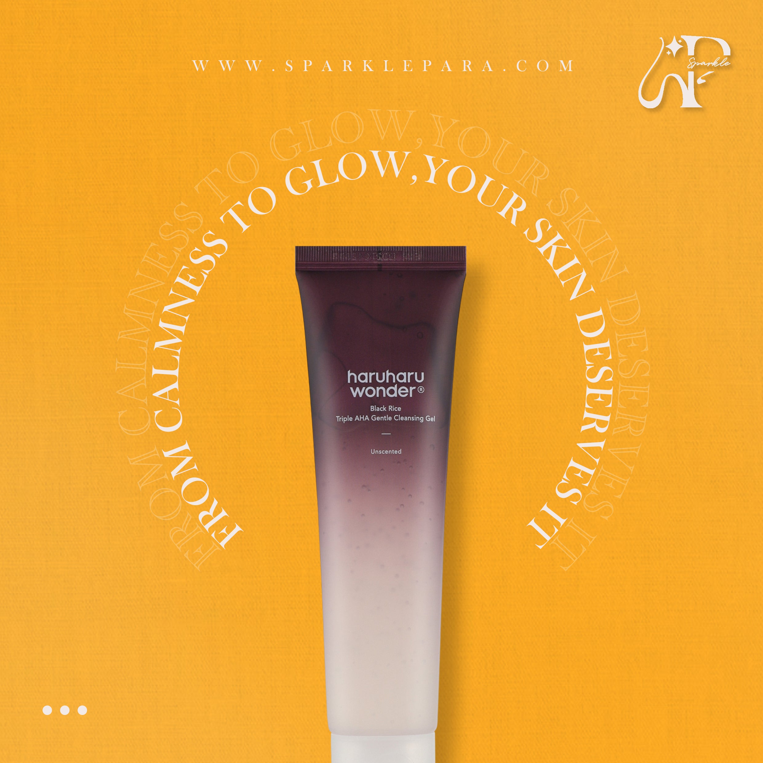 Haruharu Black Rice Triple AHA Gentle Cleansing Gel
