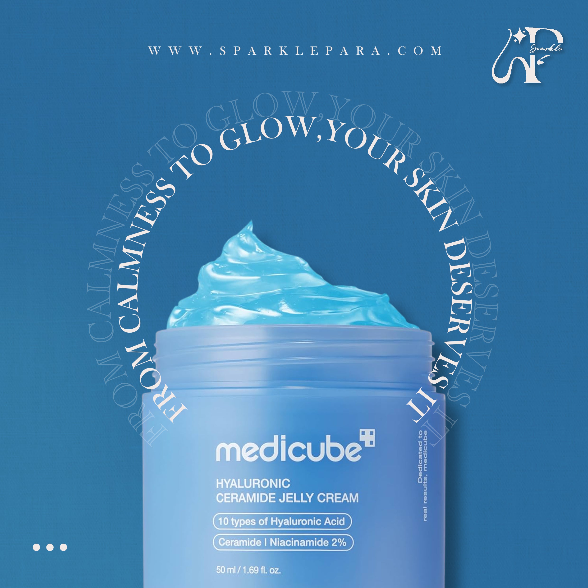 MEDICUBE Hyaluronic Ceramide Moisturizing Jelly Cream
