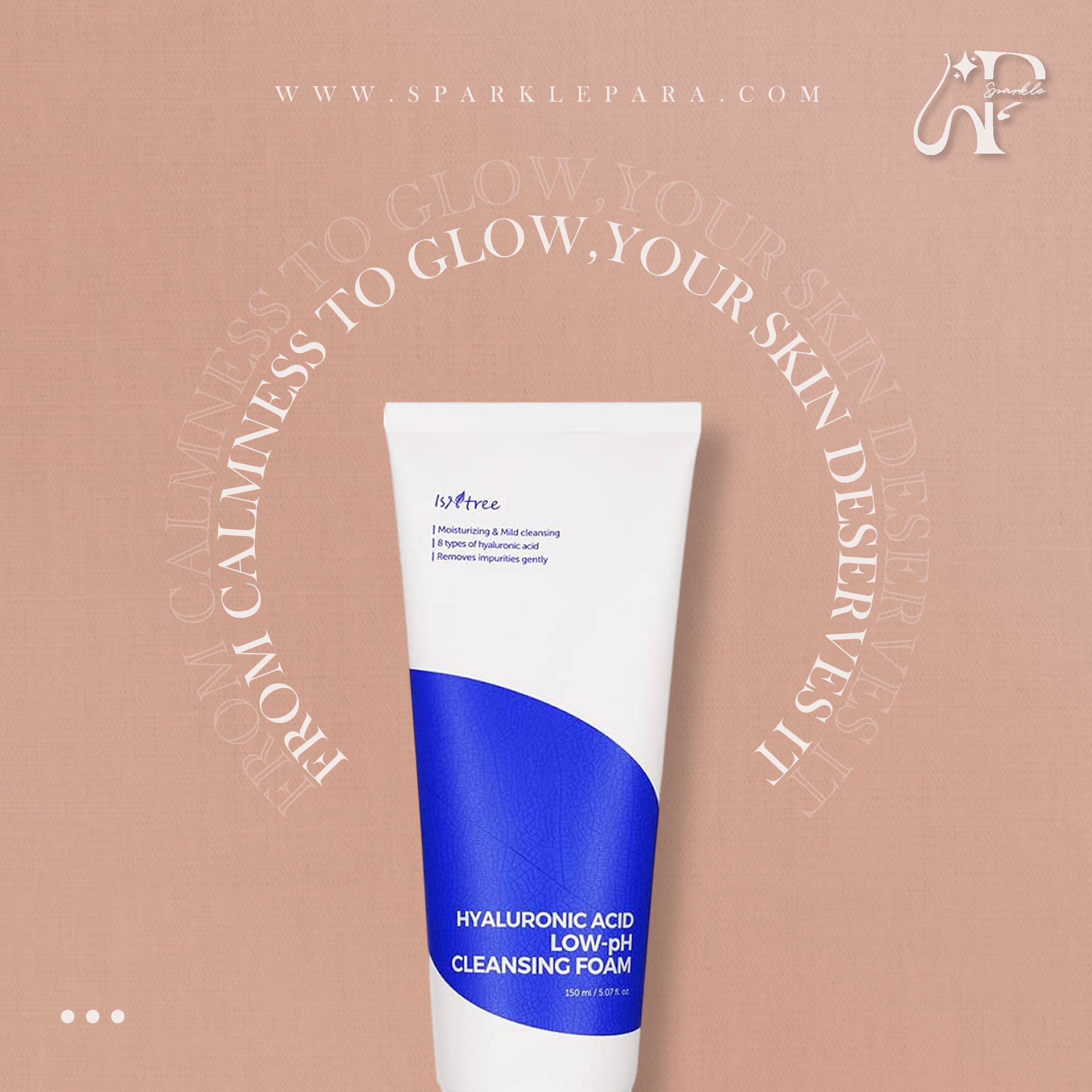 Isntree Hyaluronic Acid Low-pH Cleansing Foam 150ml ‏