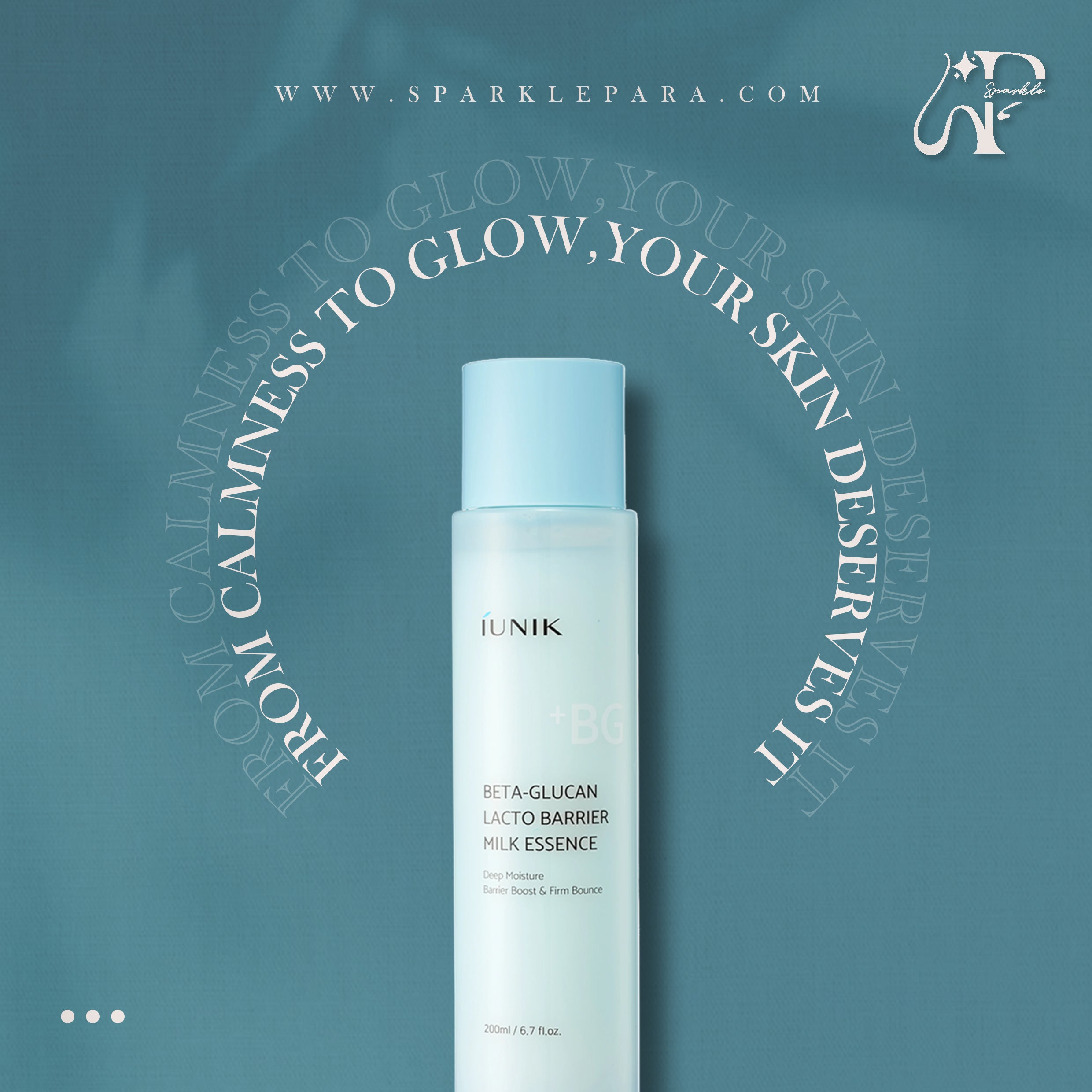 IUNIK Beta-Glucan Lacto Barrier Milk Essence