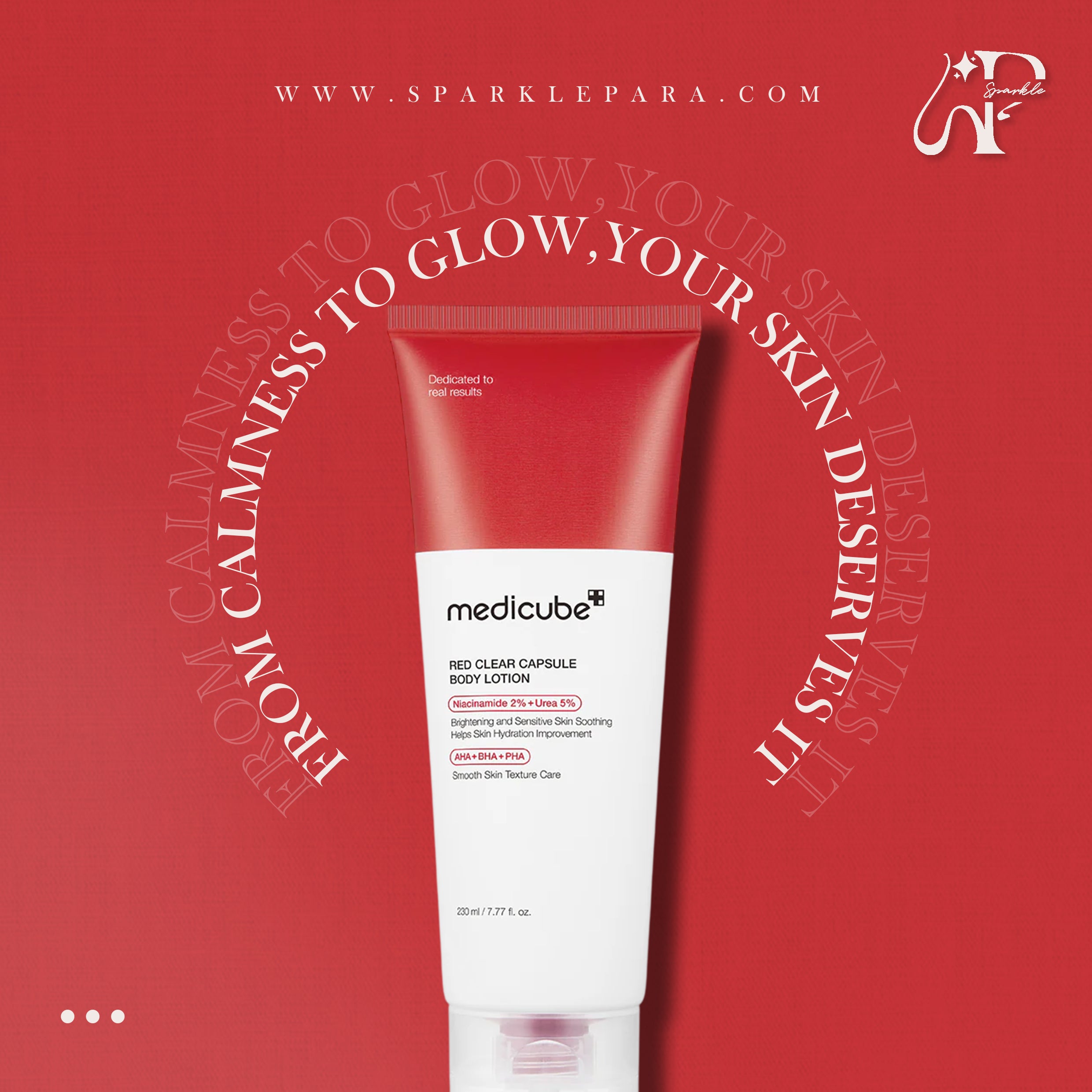 Medicube Red Clear Capsule Body Lotion‏