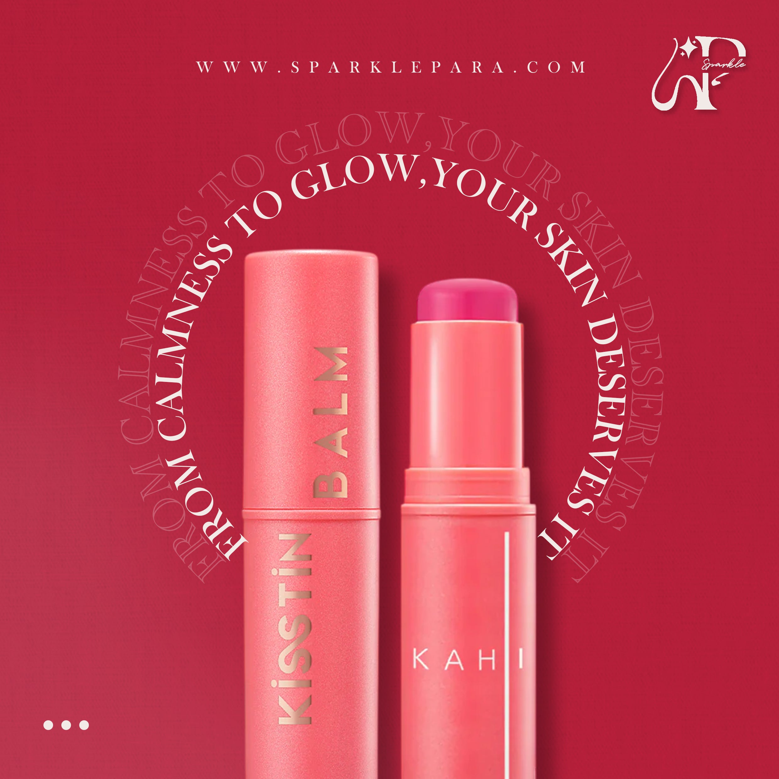 KAHI Kisstin Balm Stick - pink‏
