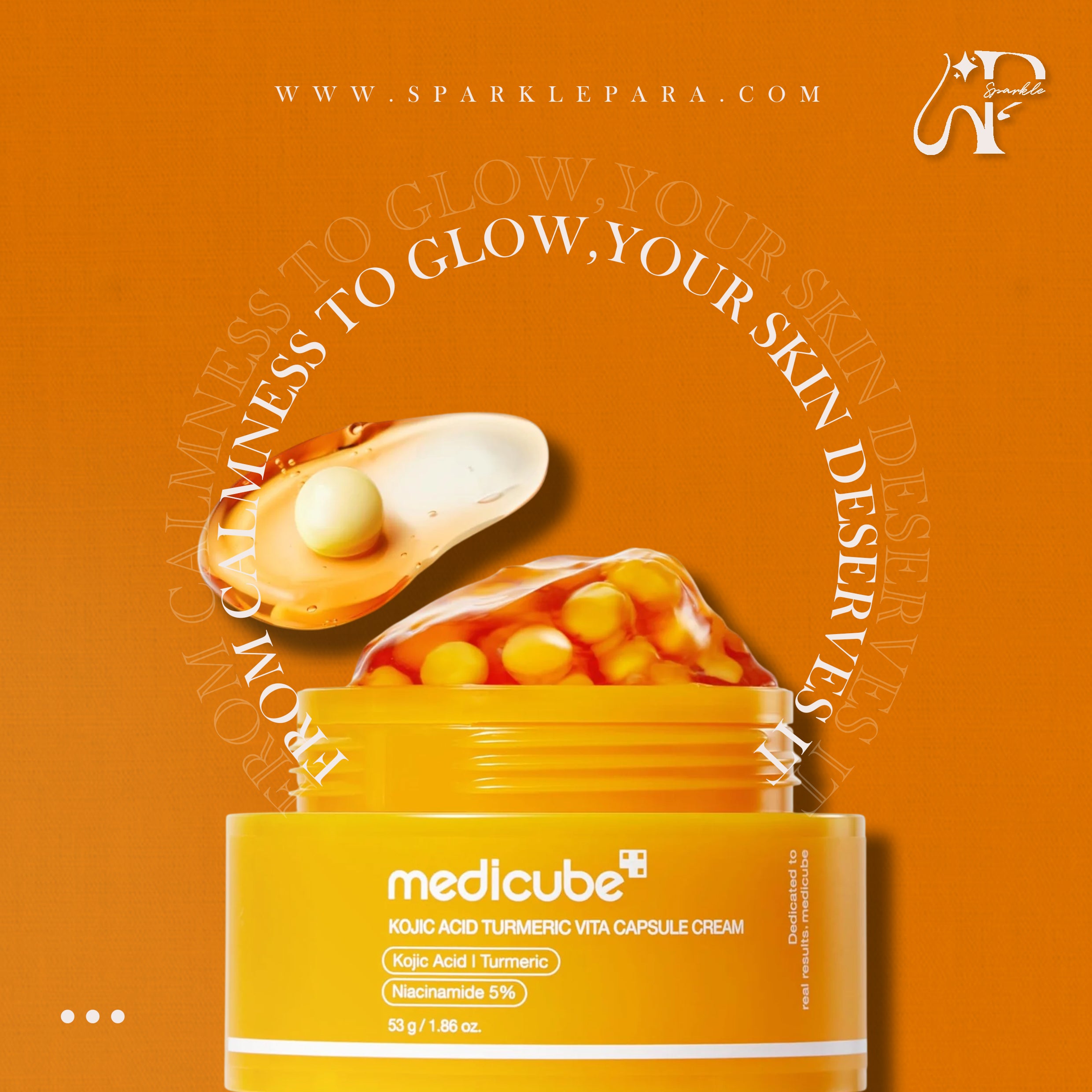 Medicube Kojic Acid Turmeric Vita Capsule Cream