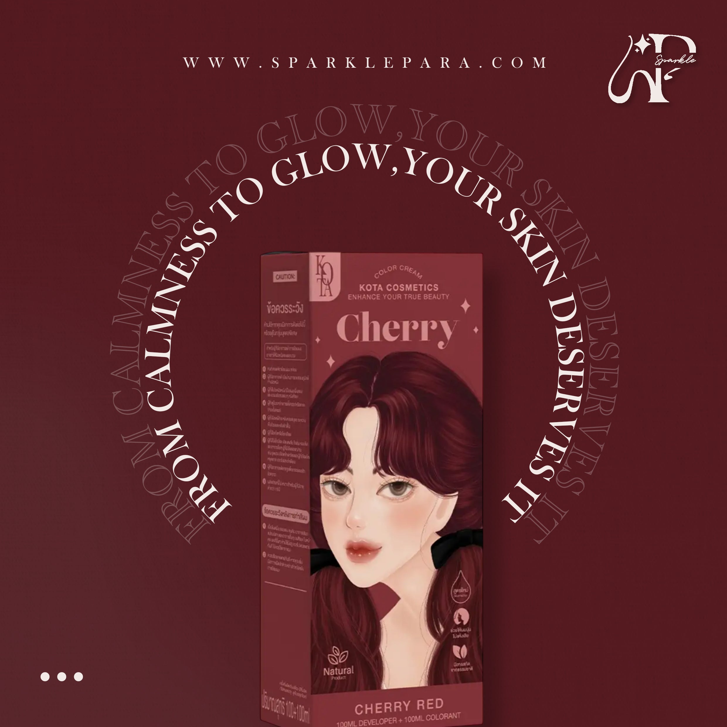 Kota Cosmetics - Cherry Red