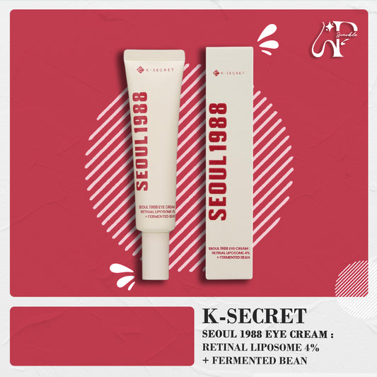 KSECRET SEOUL 1988 Eye Cream : Retinal Liposome 4% + Fermented Bean