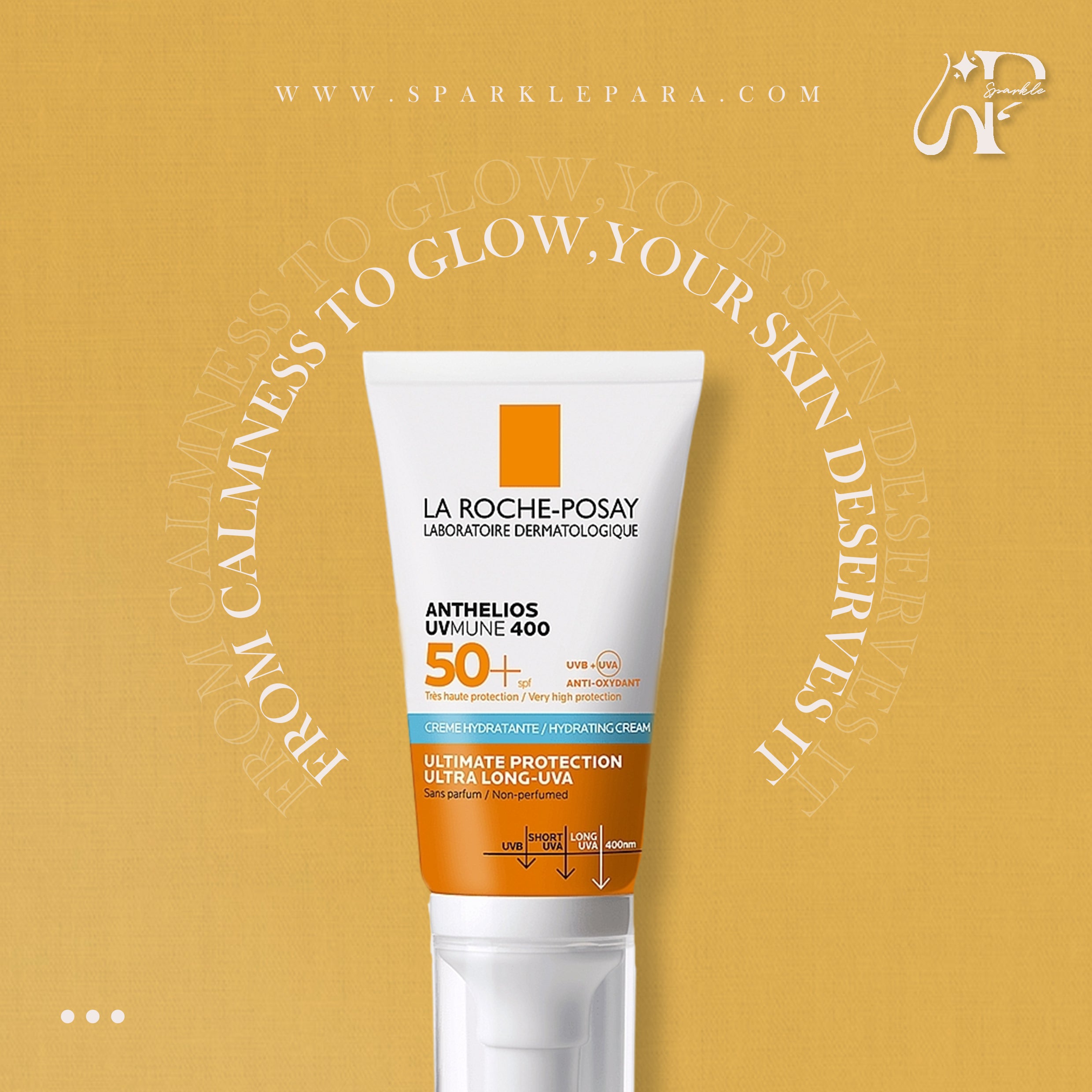 La Roche-Posay Anthelios UVMune 400 SPF50+ Hydrating Cream Sunscreen‏