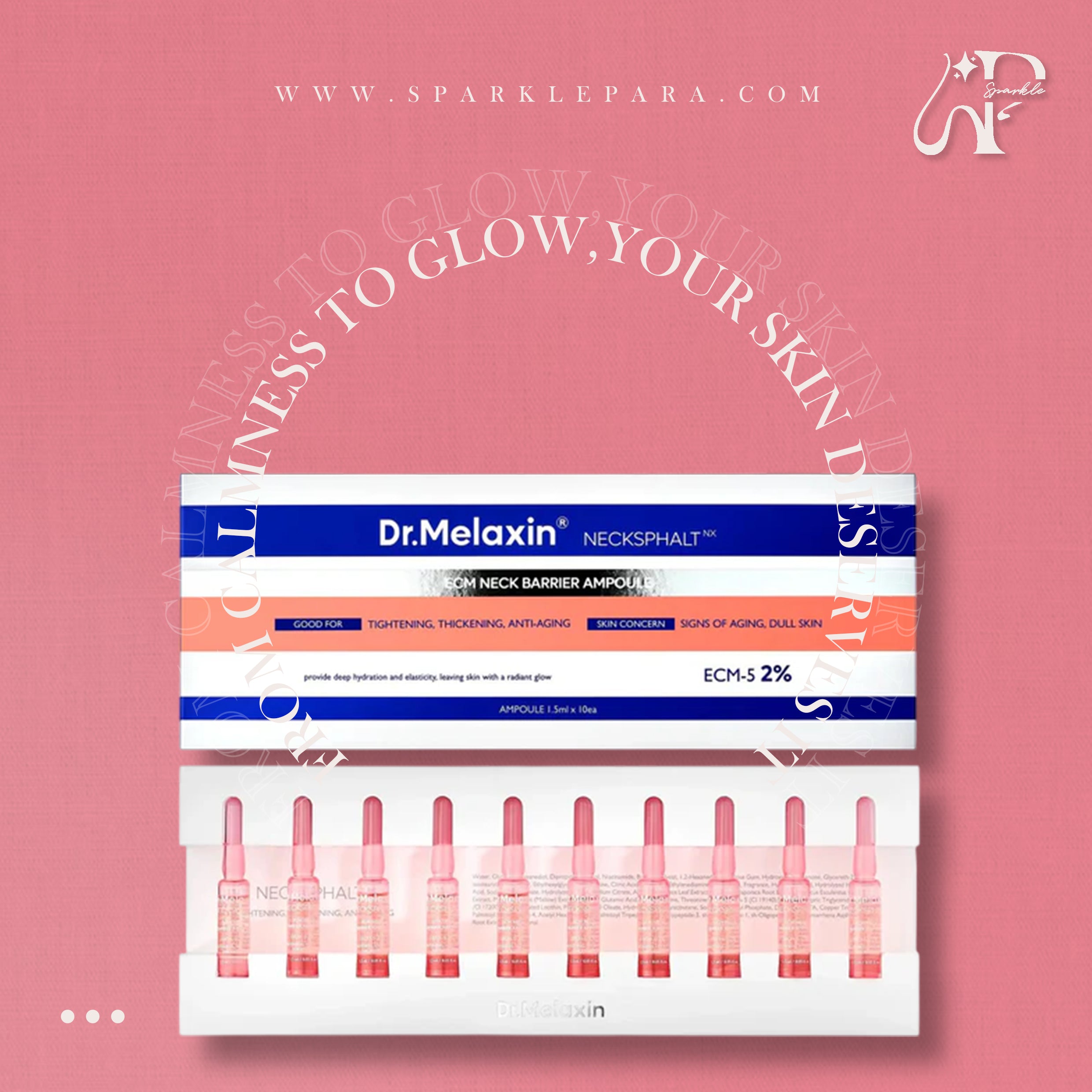 Dr.Melaxin Necksphalt ECM Neck Barrier Ampoule ‏