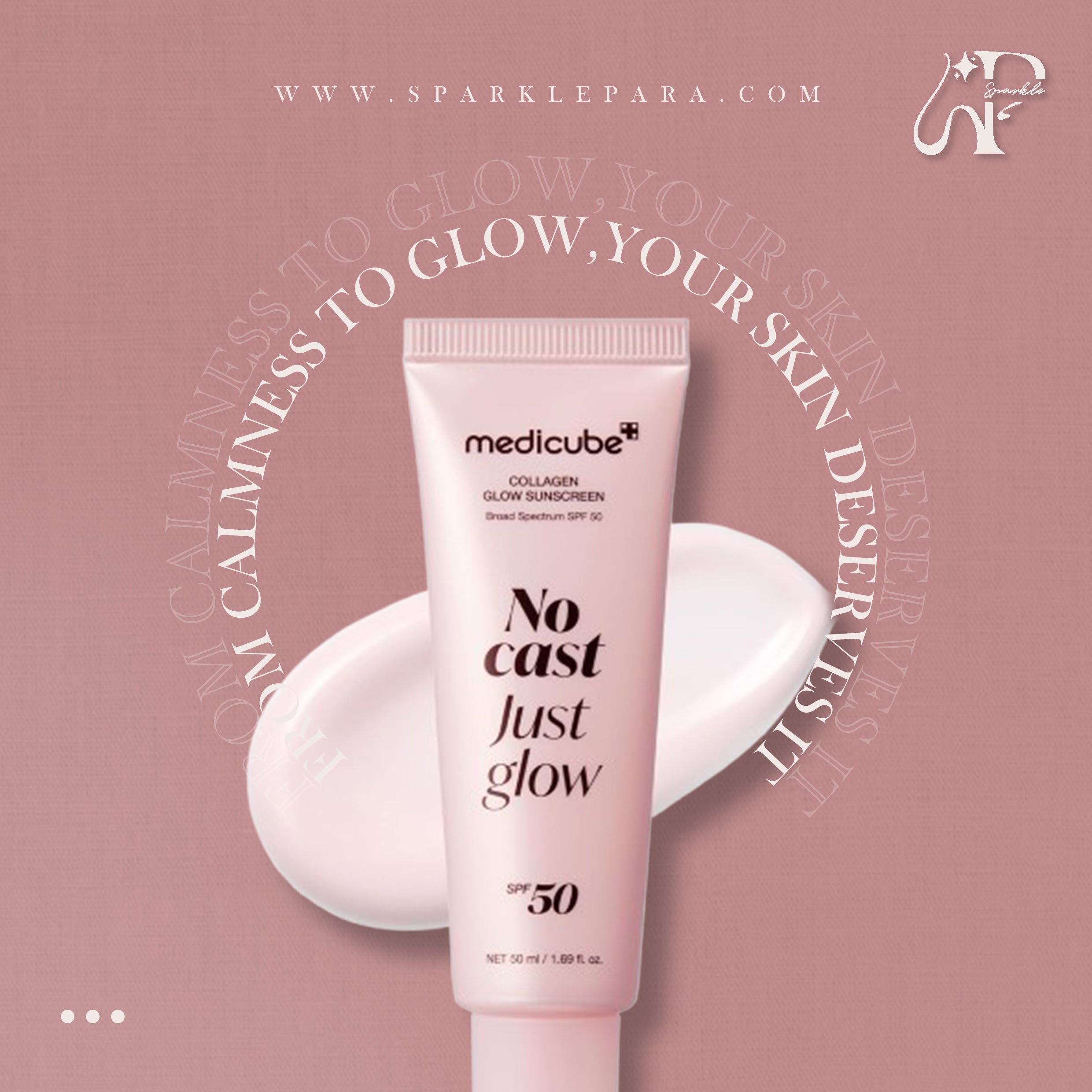 Medicube No Cast Just Glow Sunscreen SPF 50