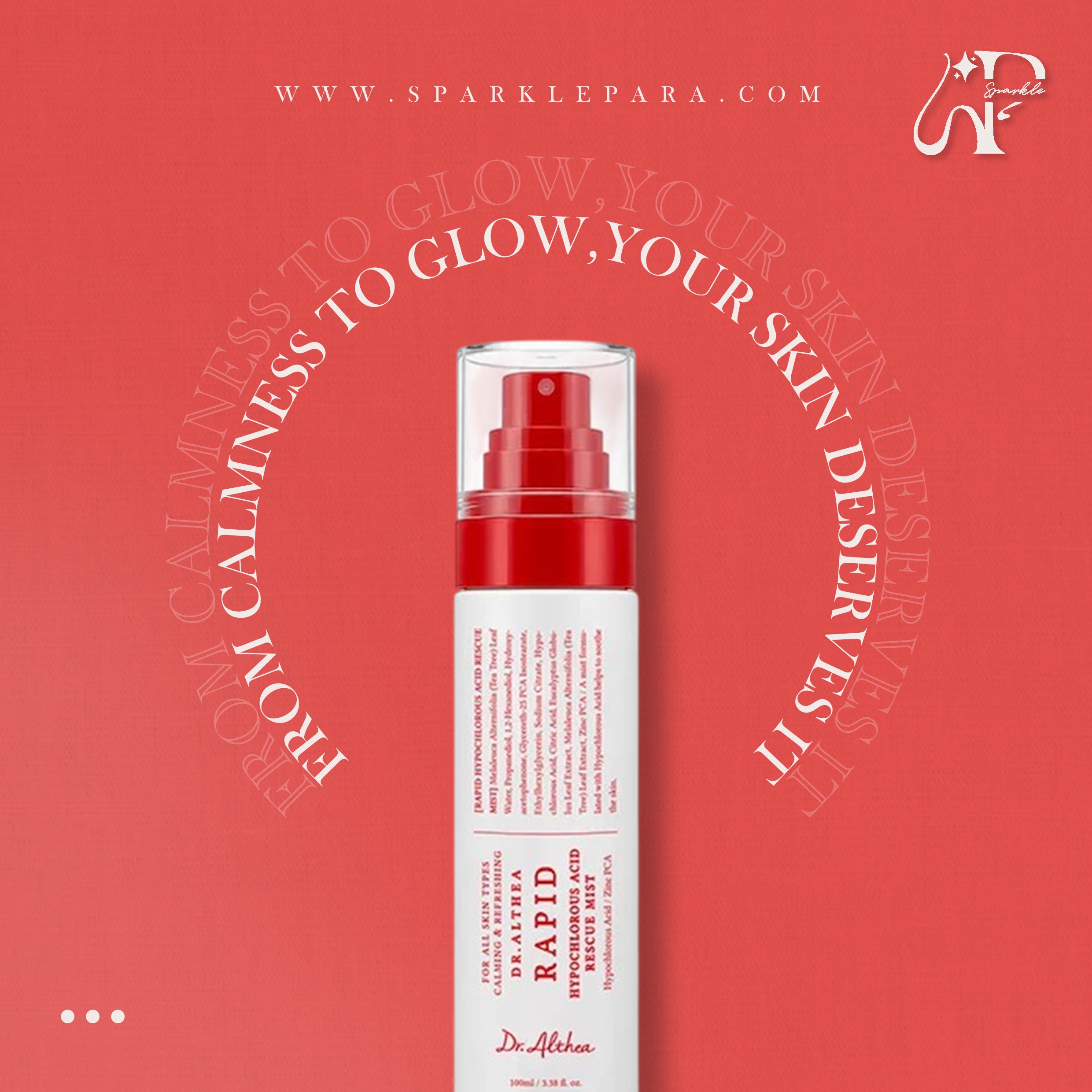 Dr.Althea Rapid Hypochlorous Acid Rescue Mist 100ml