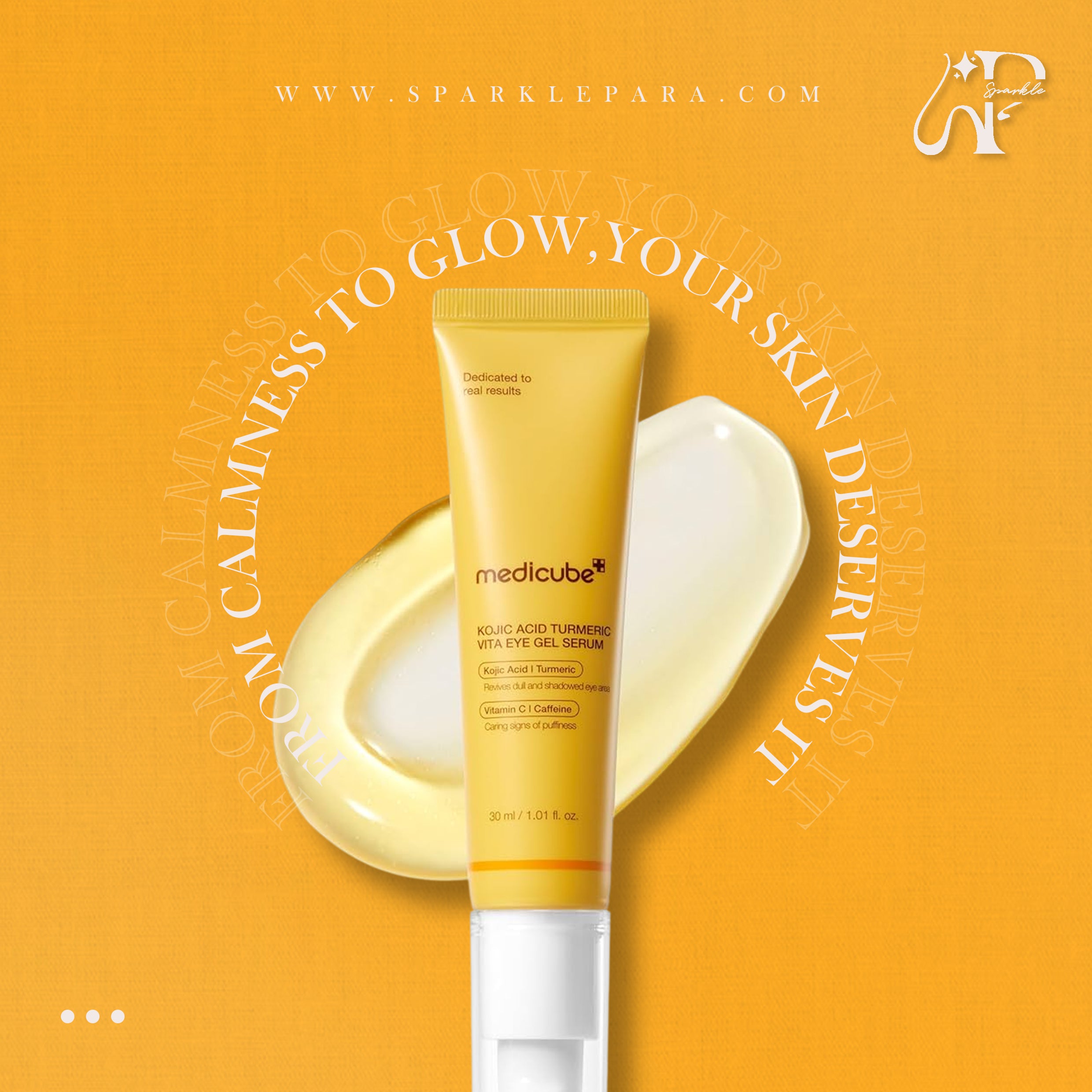 Medicube Kojic Acid Turmeric Vita Eye Gel Serum