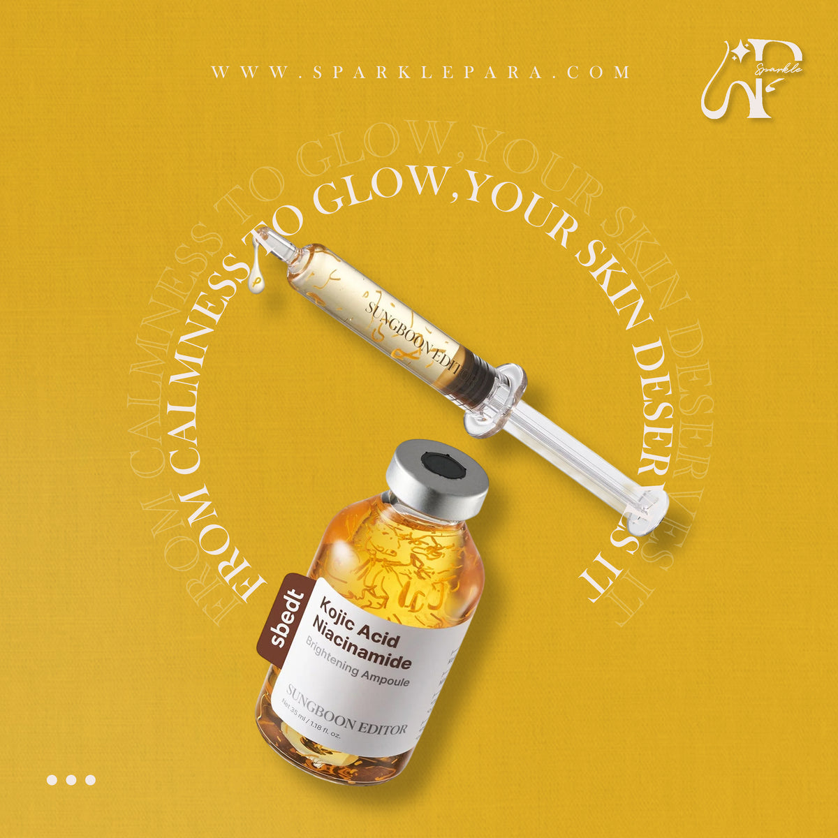 SUNGBOON EDITOR Kojic Acid Niacinamide Brightening Ampoule